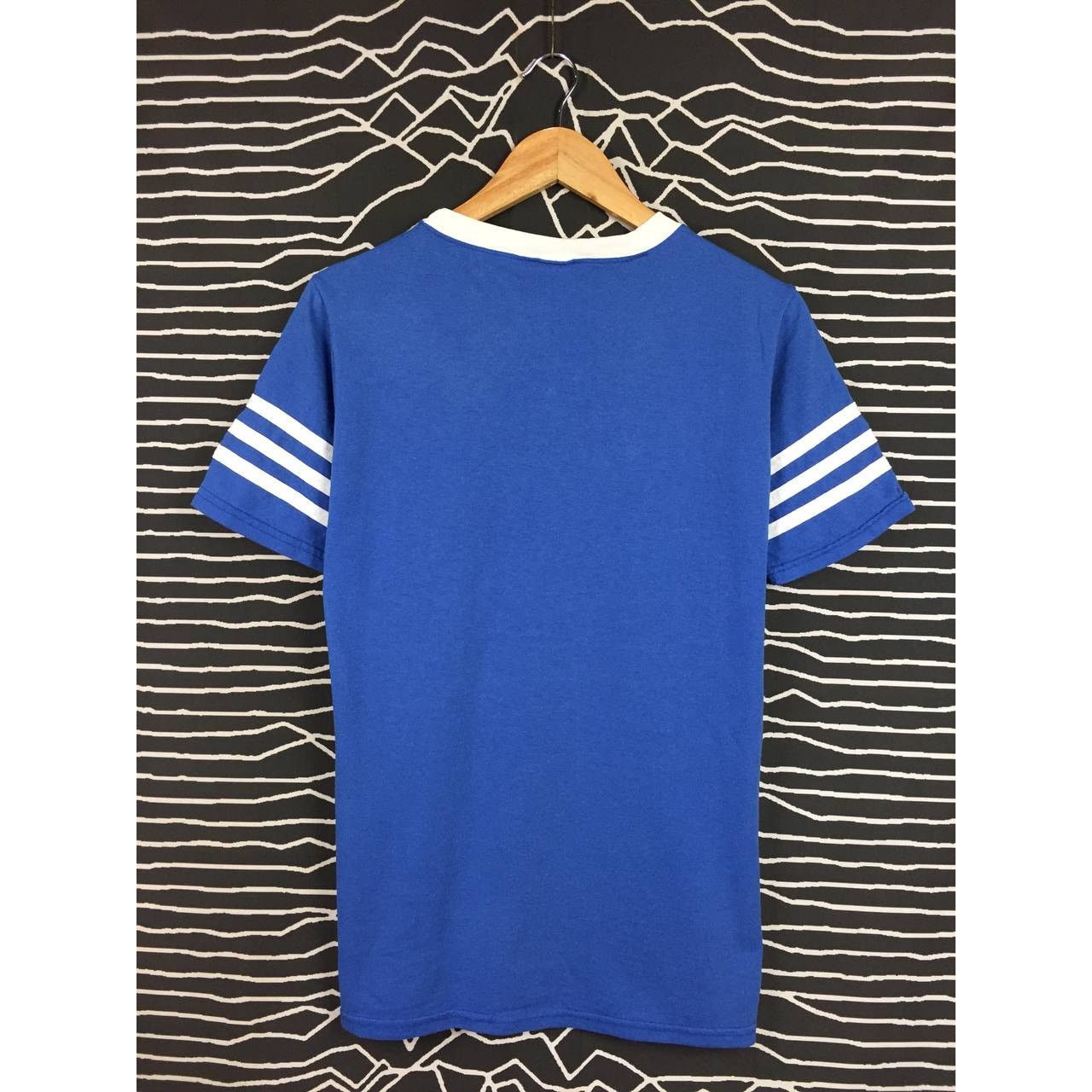 Augusta Sportswear × Vintage Vtg 50/50 Augusta Sportswear Young Life Sleeve Stripe Tee Size US S / EU 44-46 / 1 - 8 Thumbnail