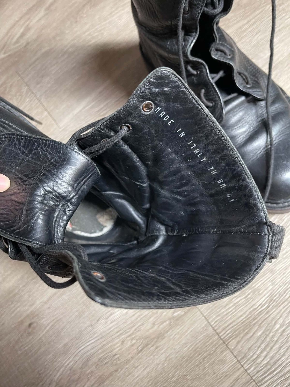 Dior DIOR HOMME AW07 "Navigate" COMBAT BOOTS BY HEDI SLIMANE Size US 8.5 / EU 41-42 - 9 Thumbnail