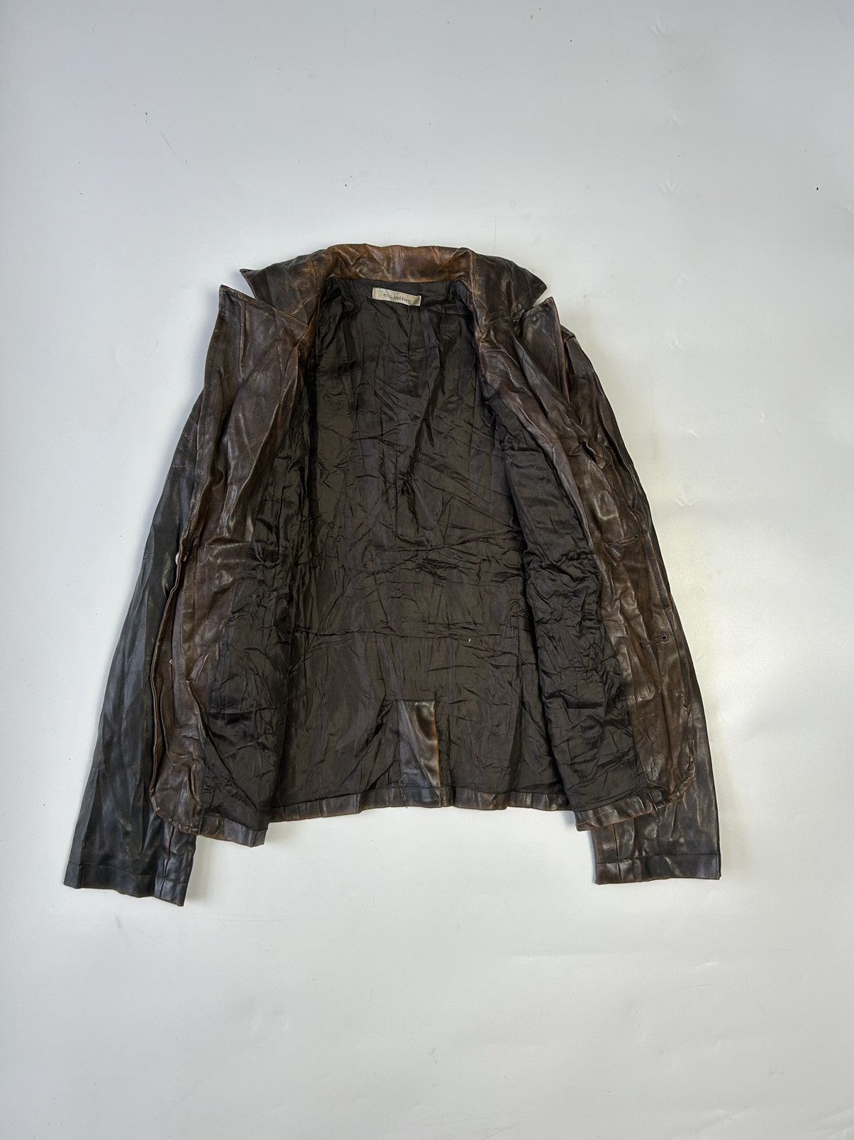 Japanese Brand ENU.KEI.TWO LEATHER JACKET Size M / US 6-8 / IT 42-44 - 2 Thumbnail