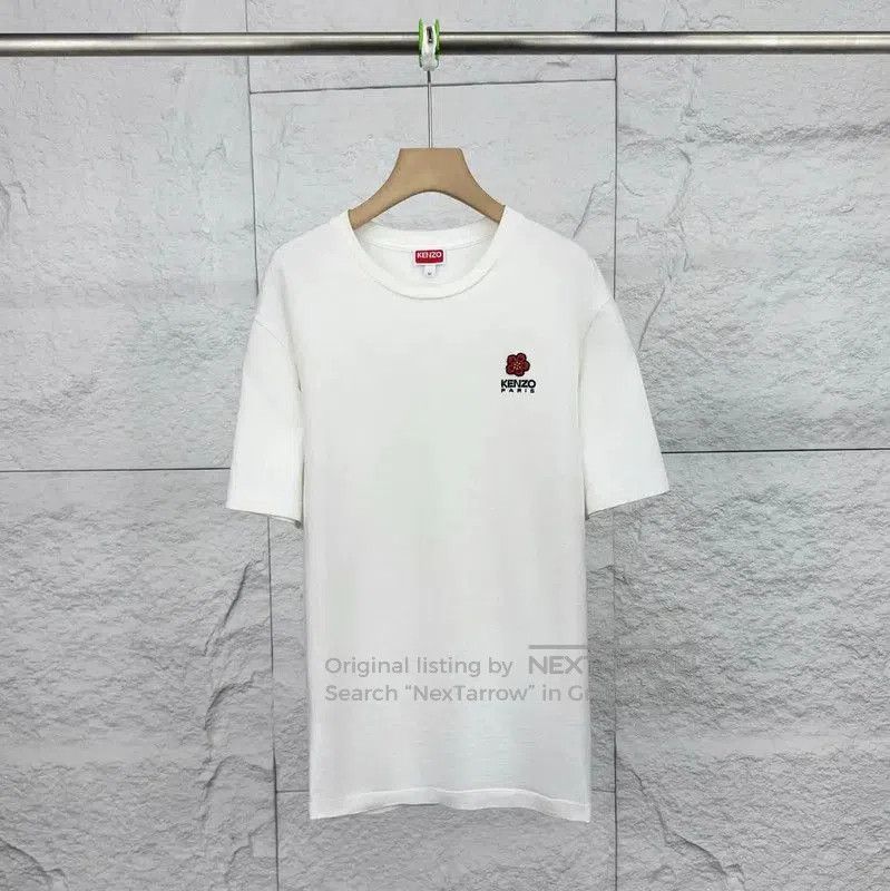 Kenzo Kenzo White Cotton T-Shirt for Women . Size M / US 6-8 / IT 42-44 - 1 Thumbnail