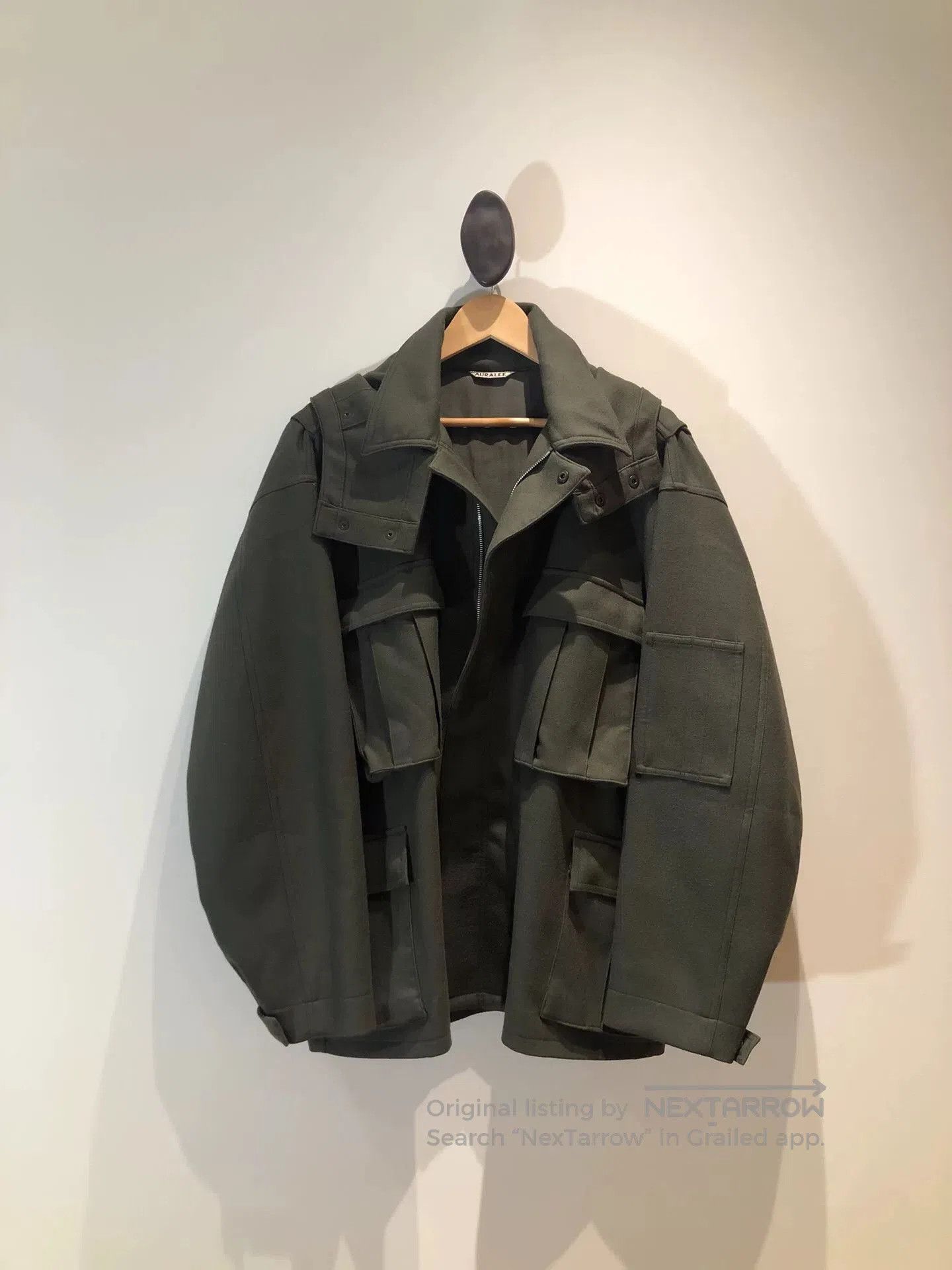 Auralee AURALEE OILED CANVAS BLOUSON COTTON JACKET PARKA | Grailed