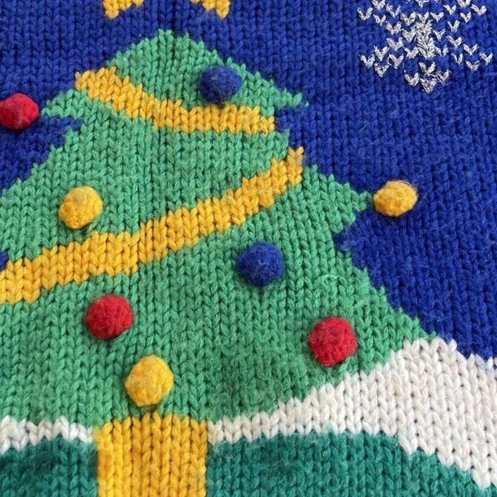 Holiday Brand × Vintage Vintage Amanda Smith Women's Ugly Christmas Sweater Acrylic Size M / US 6-8 / IT 42-44 - 6 Thumbnail