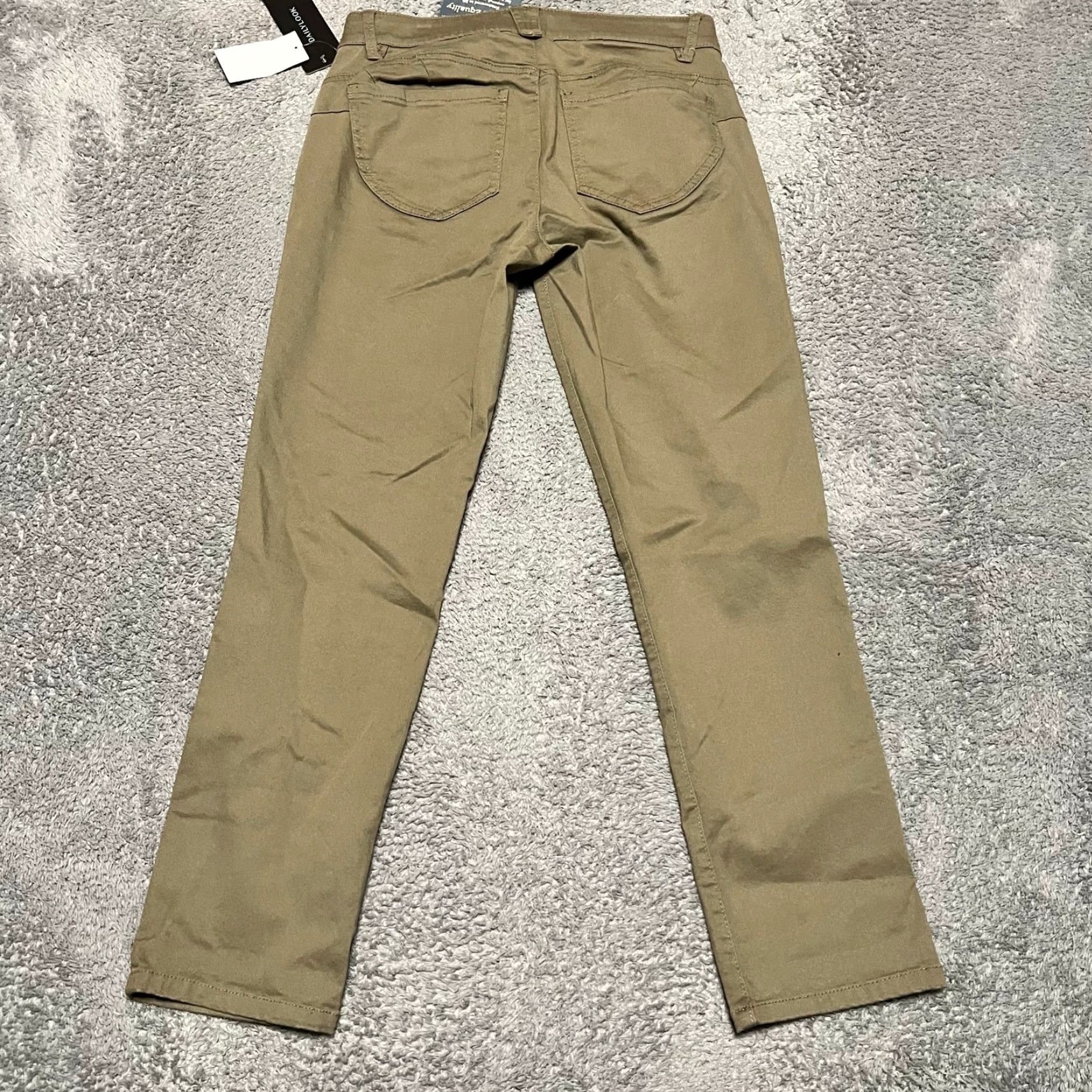 Vintage Democracy Pants Womens 4 Ankle Skimmer Green Mid Rise 29x26.5 Size 27" / US 4 / IT 40 - 4 Thumbnail