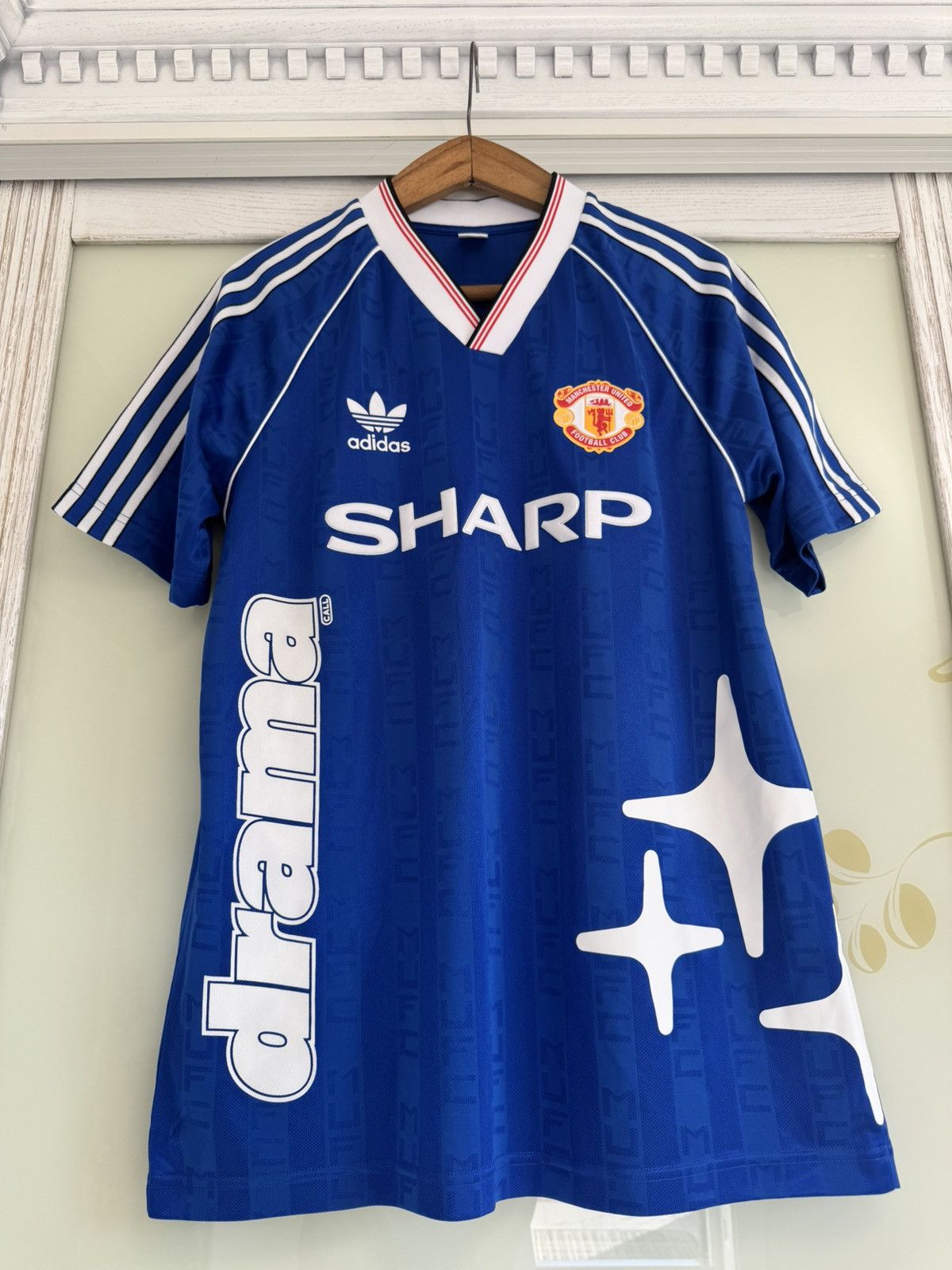 Adidas Manchester United x Drama Call Sharp Soccer Jersey Kit Shirt Size US M / EU 48-50 / 2 - 5 Thumbnail