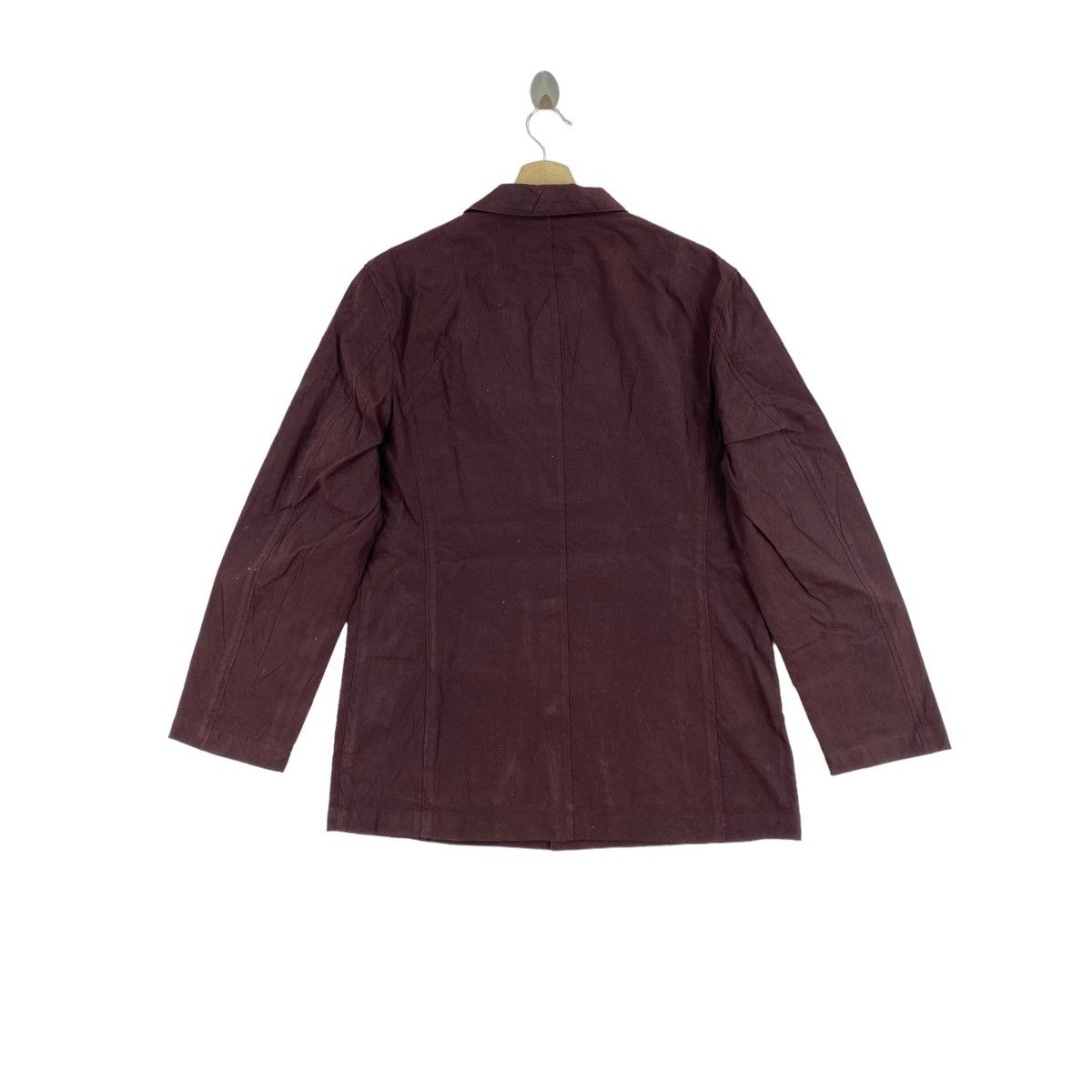 Japanese Brand × Takeo Kikuchi TAKEO KIKUCHI Japanese Brand Button Up Multi Pockets Maroon Size US M / EU 48-50 / 2 - 2 Thumbnail