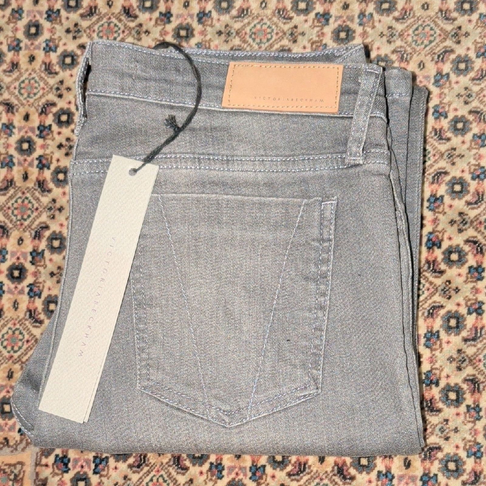 Victoria Beckham Victoria Beckham Gray Denim Jeans Womens Size 28 Size 28" / US 6 / IT 42 - 1 Thumbnail