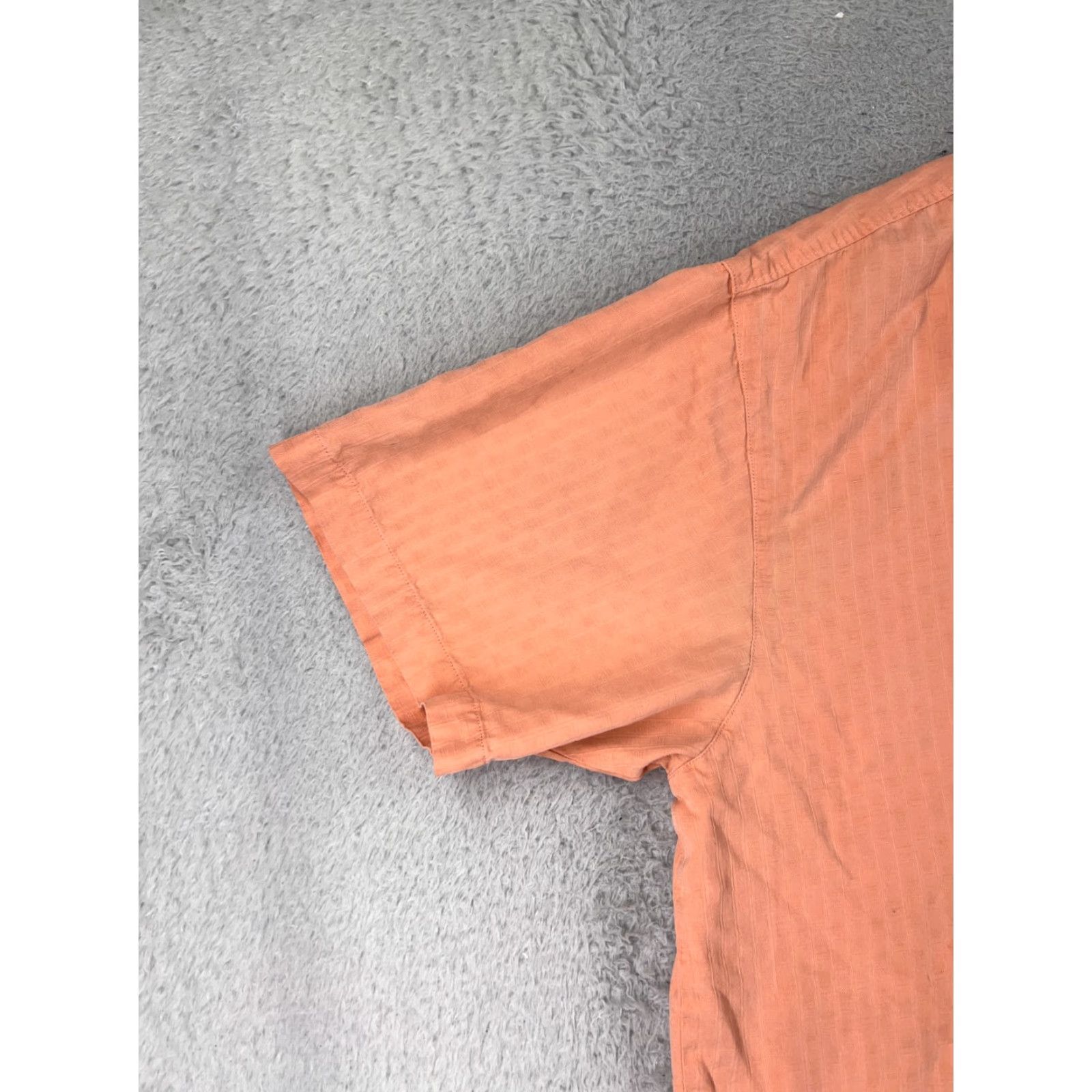 Tommy Bahama Tommy Bahama Shirt Men XLX Orange Button Up Hawaiian Silk Vacation Size US XL / EU 56 / 4 - 5 Thumbnail