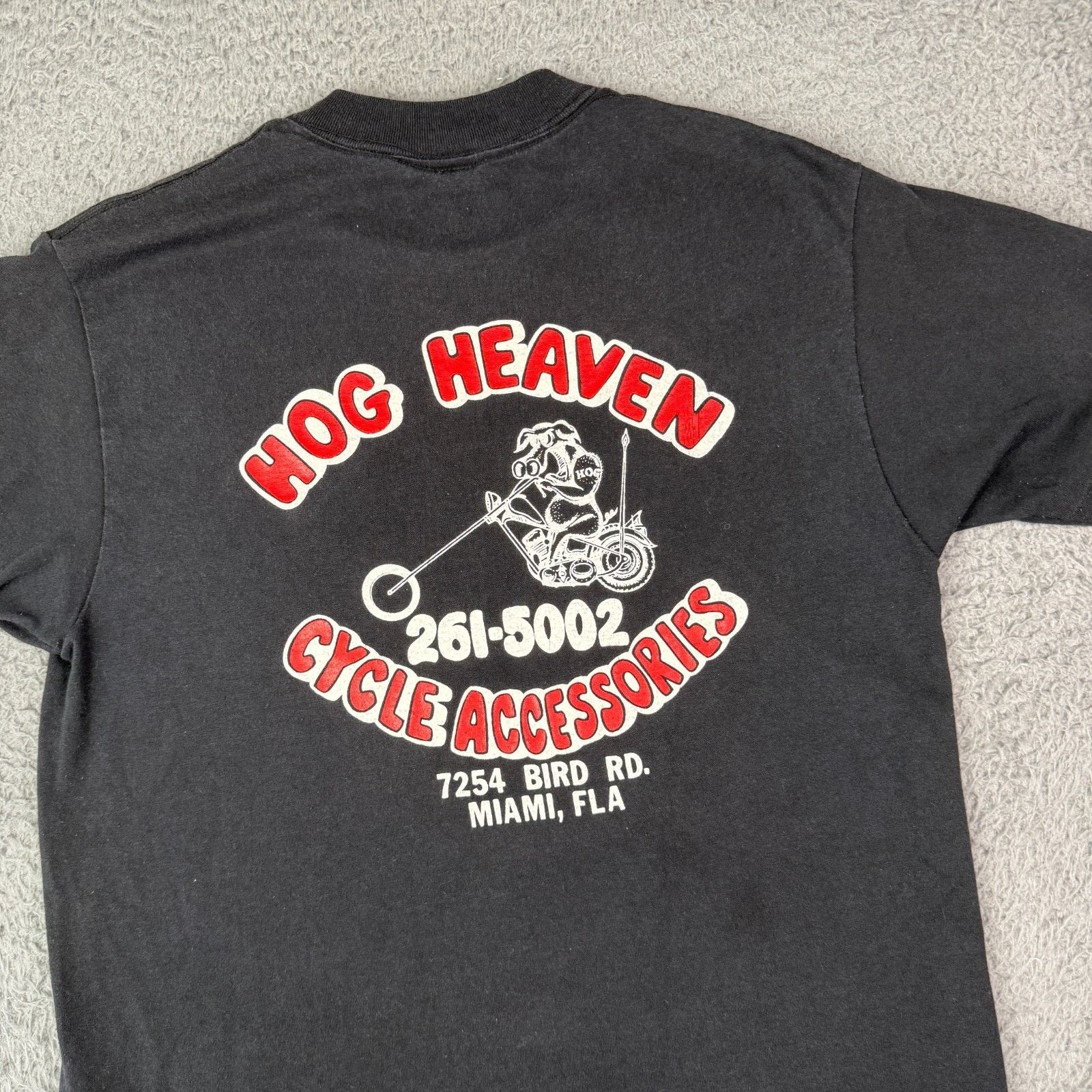 Harley Davidson Vintage 90s Harley-Davidson 3D Emblem Eagle Flag T-shirt M Size US M / EU 48-50 / 2 - 10 Thumbnail