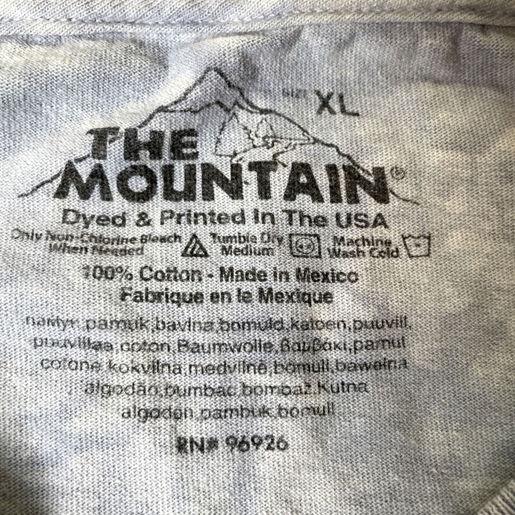 The Mountain VINTAGE The Mountain Tee XL Blue White Tiger Cat Long Sleeve Crew Neck Knit Cotton T-Shirt Mens Size US XL / EU 56 / 4 - 4 Thumbnail