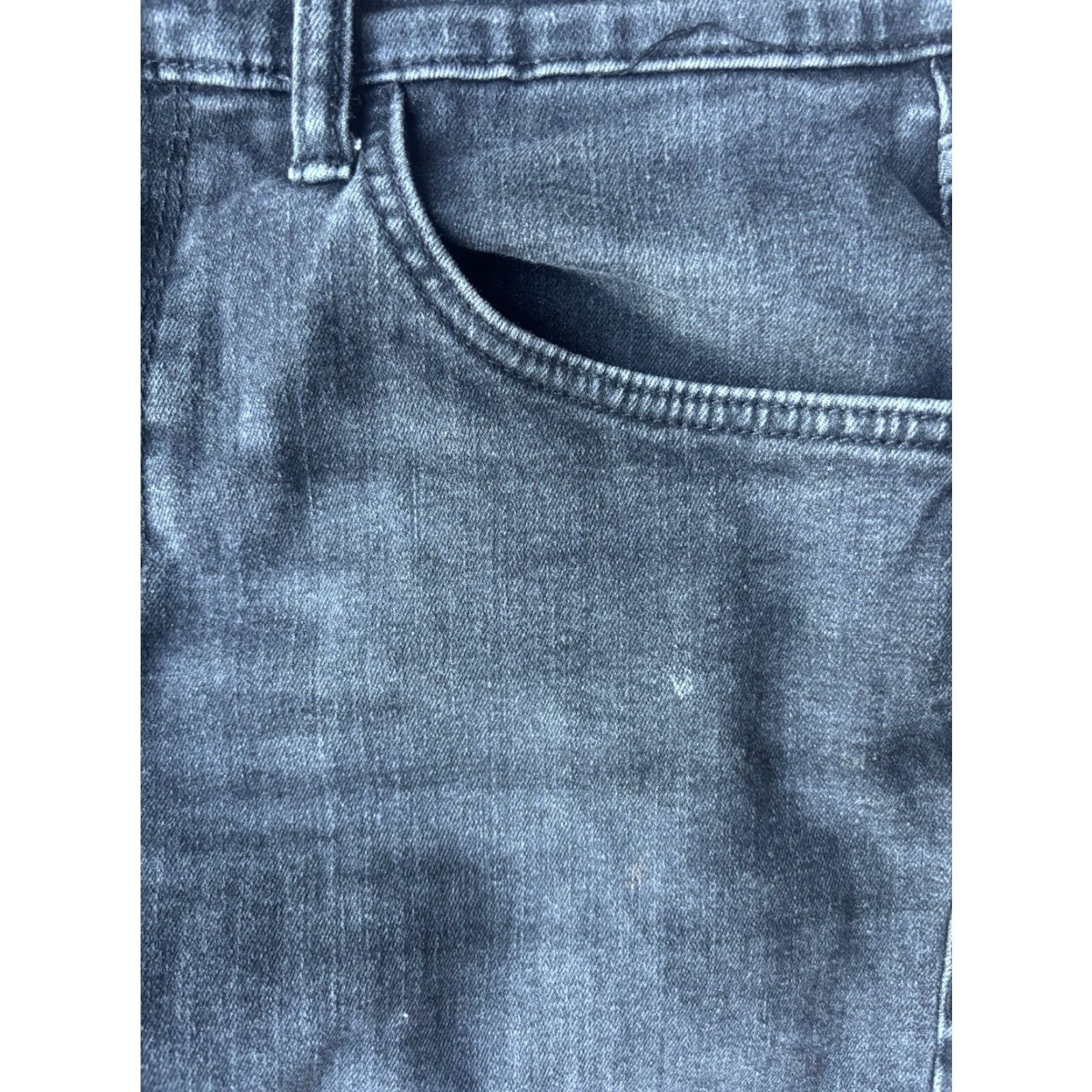 Hudson Hudson Slim Jeans Mens 33 Black Straight Leg Zip Fly Denim Pants Size US 33 - 6 Thumbnail