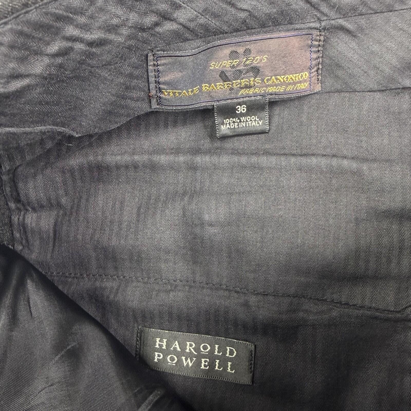 Other Vitale Barberis Canonico Gray Wool Dress Pants Men's 36x31 Size US 36 / EU 52 - 3 Thumbnail
