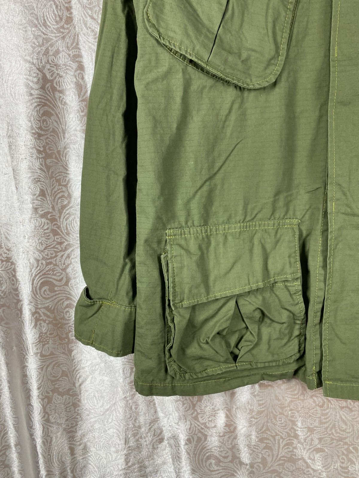 Japanese Brand Vintage WAWW Tokyo Works Military Utility Multi Pocket Coat Size US S / EU 44-46 / 1 - 7 Thumbnail