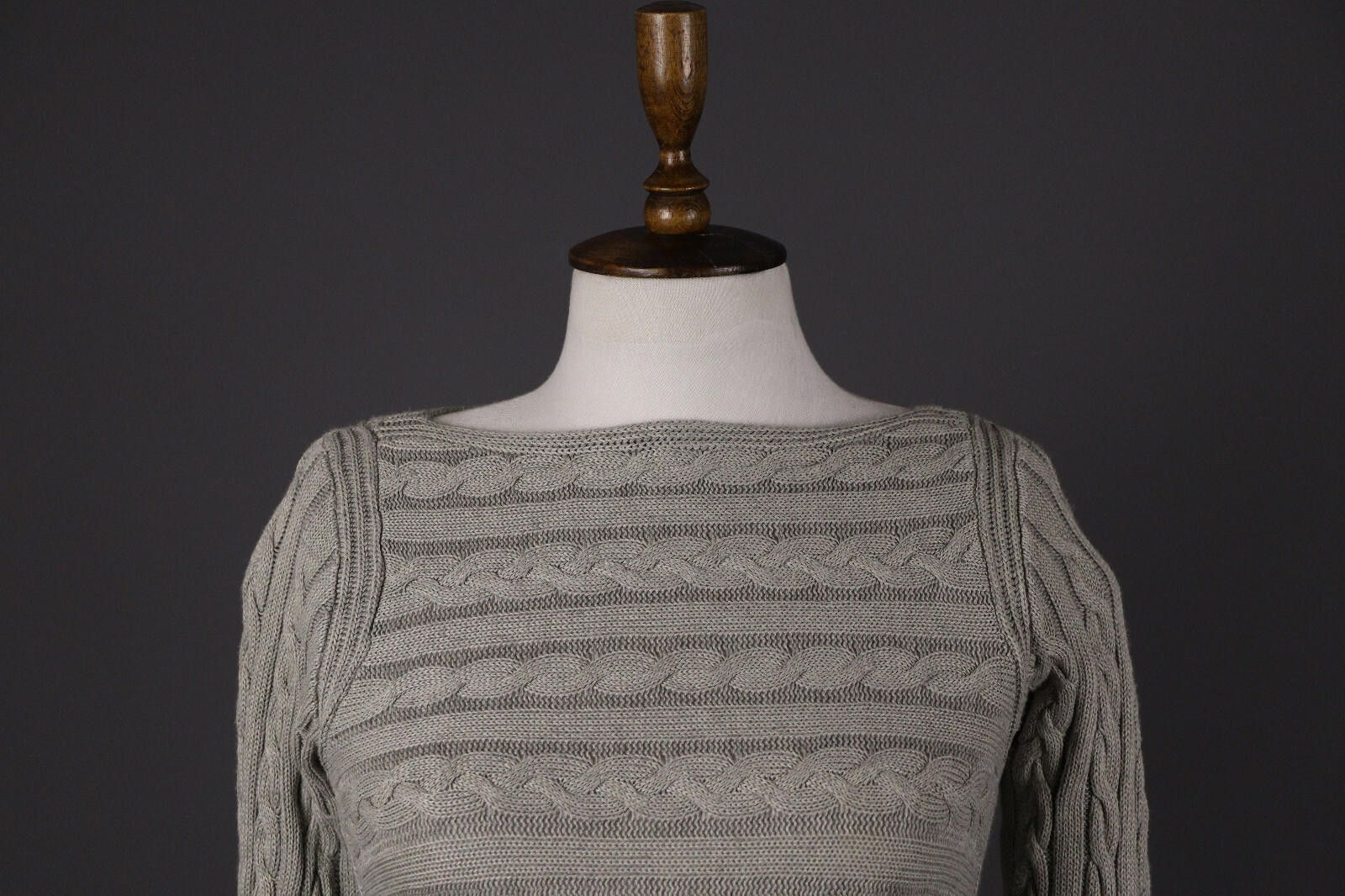 Lauren Ralph Lauren Lauren Ralph Lauren Gray Cable Knit Sweater Size XS Size XS / US 0-2 / IT 36-38 - 2 Thumbnail