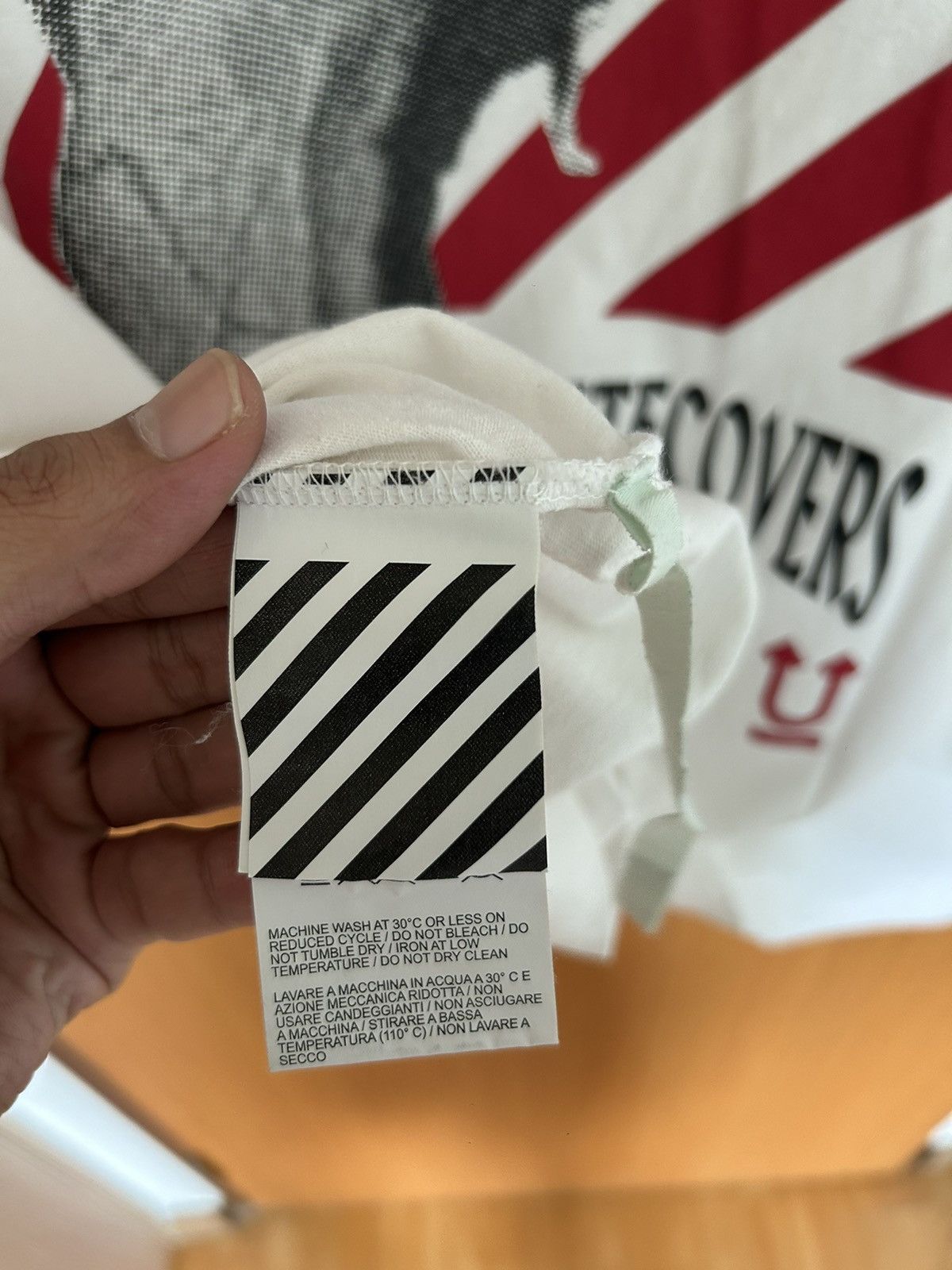 Jun Takahashi × Off-White × Undercover Off-White Undercover Tee Oversized Tee Size US L / EU 52-54 / 3 - 7 Thumbnail