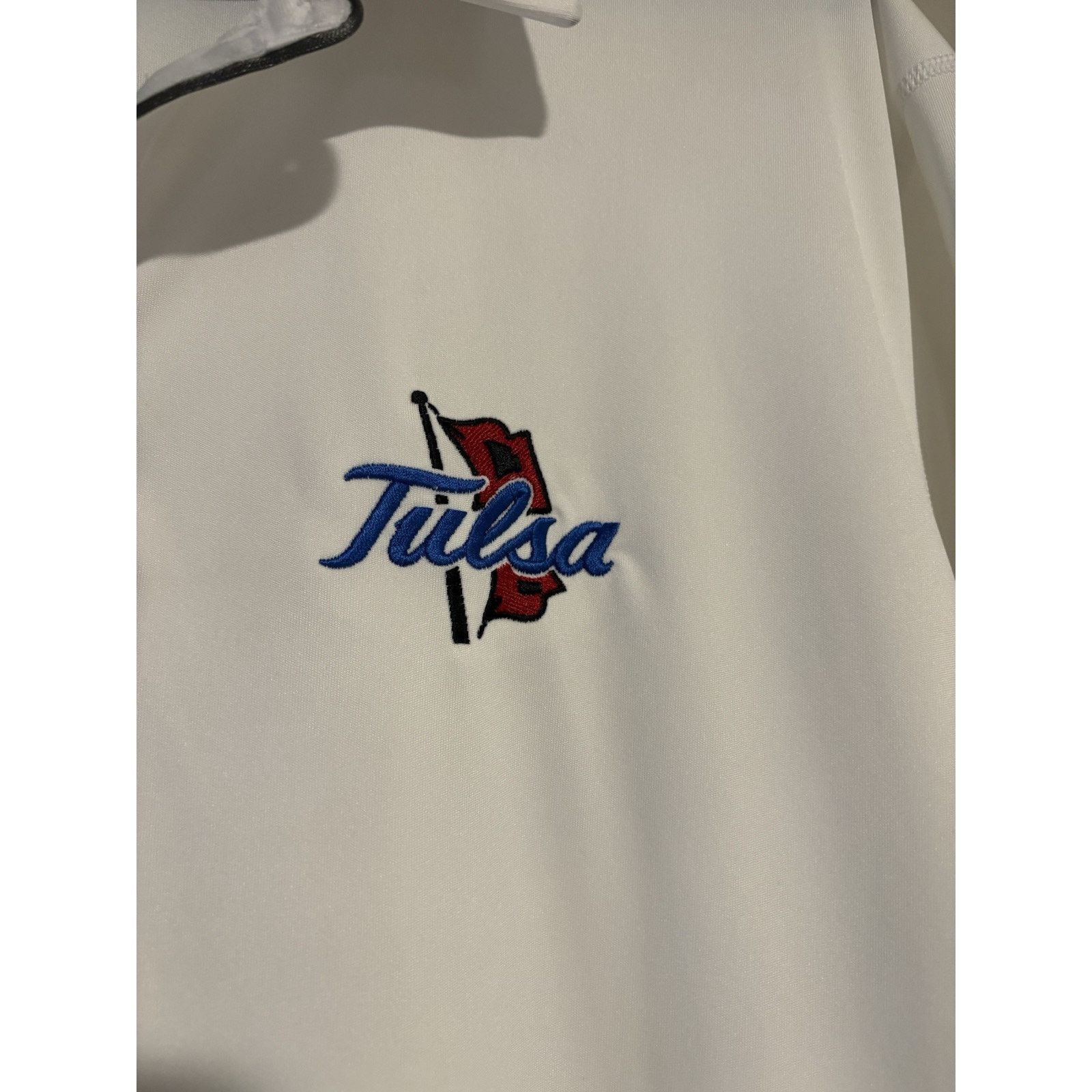 Adidas University of Tulsa Polo Shirt Mens 2XL White Adidas Size US XXL / EU 58 / 5 - 4 Thumbnail