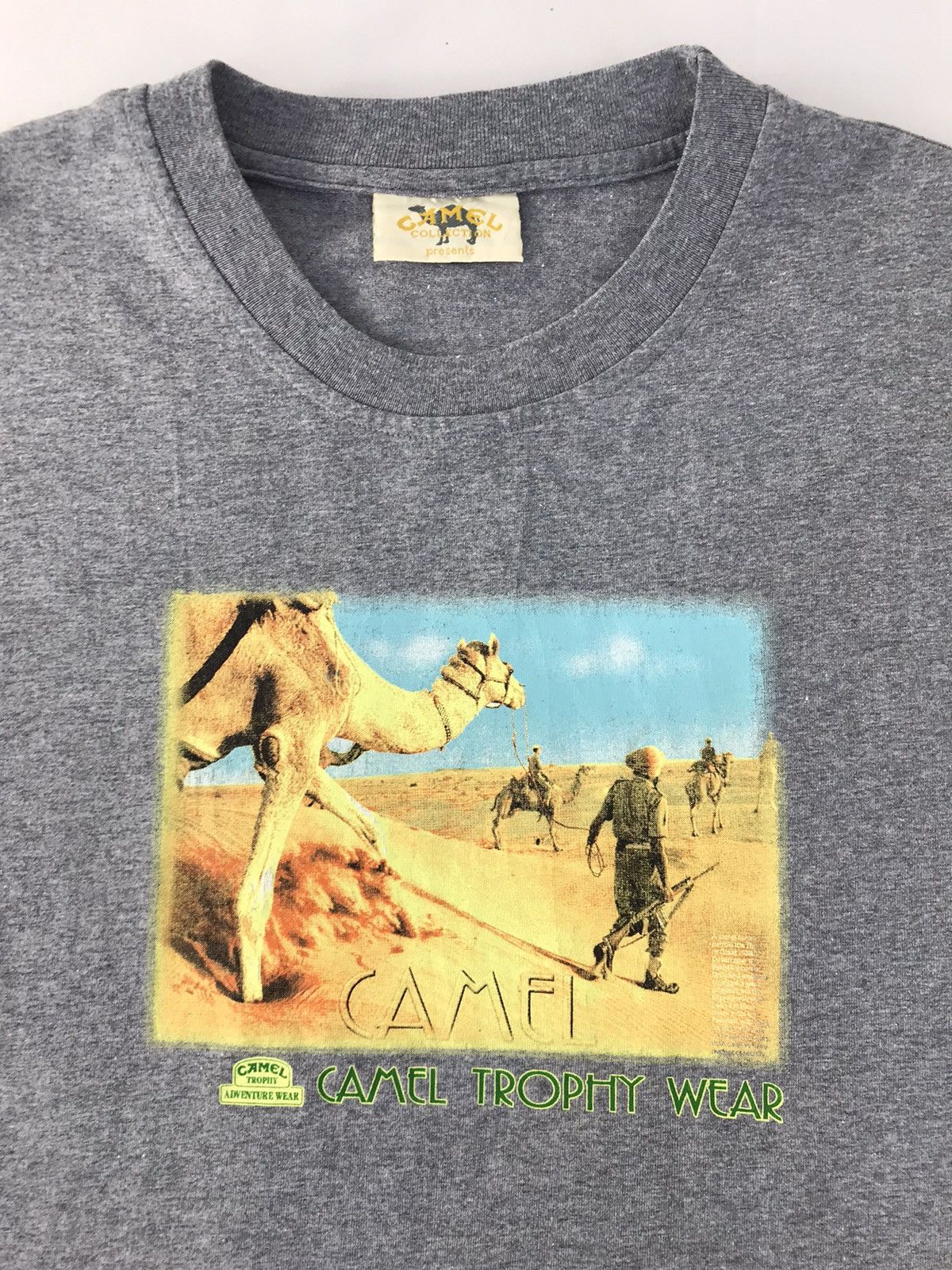Camel × Vintage Vintage Camel Trophy Wear Big Logo Tee Size US L / EU 52-54 / 3 - 4 Thumbnail