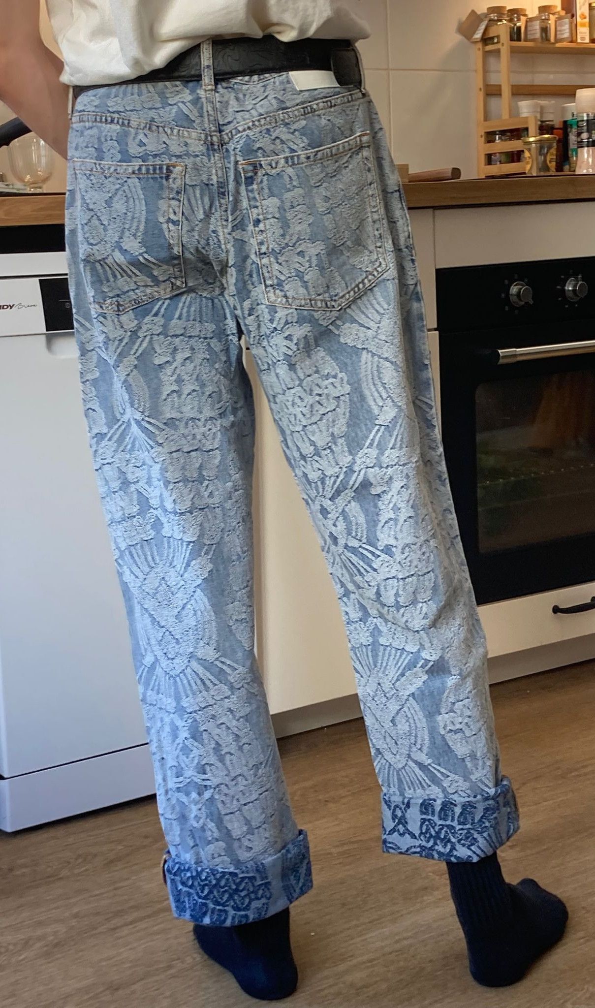 Daily Paper Settle Macrame Denim Pants Size US 32 / EU 48 - 6 Thumbnail