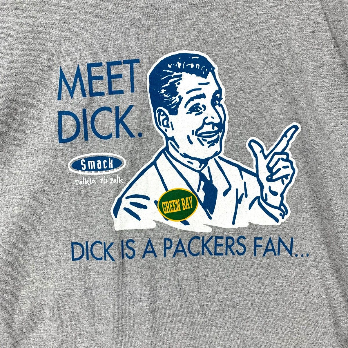 Vintage Vintage GREEN BAY PACKERS NFL Meet Dick Tee Shirt Long Size US XL / EU 56 / 4 - 3 Thumbnail
