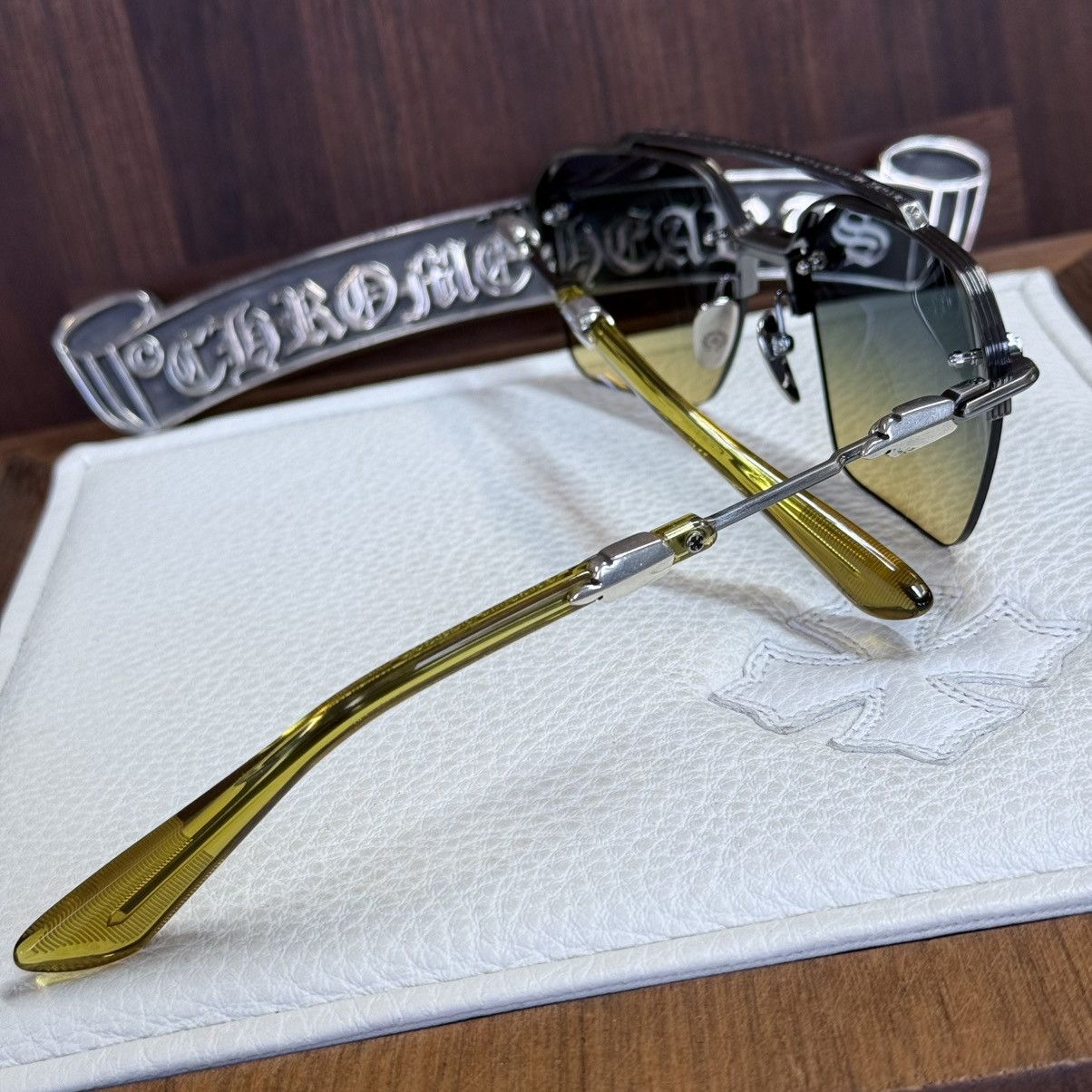 Chrome Hearts Chrome Hearts BIDI ESEM Sunglasses Size ONE SIZE - 9 Thumbnail