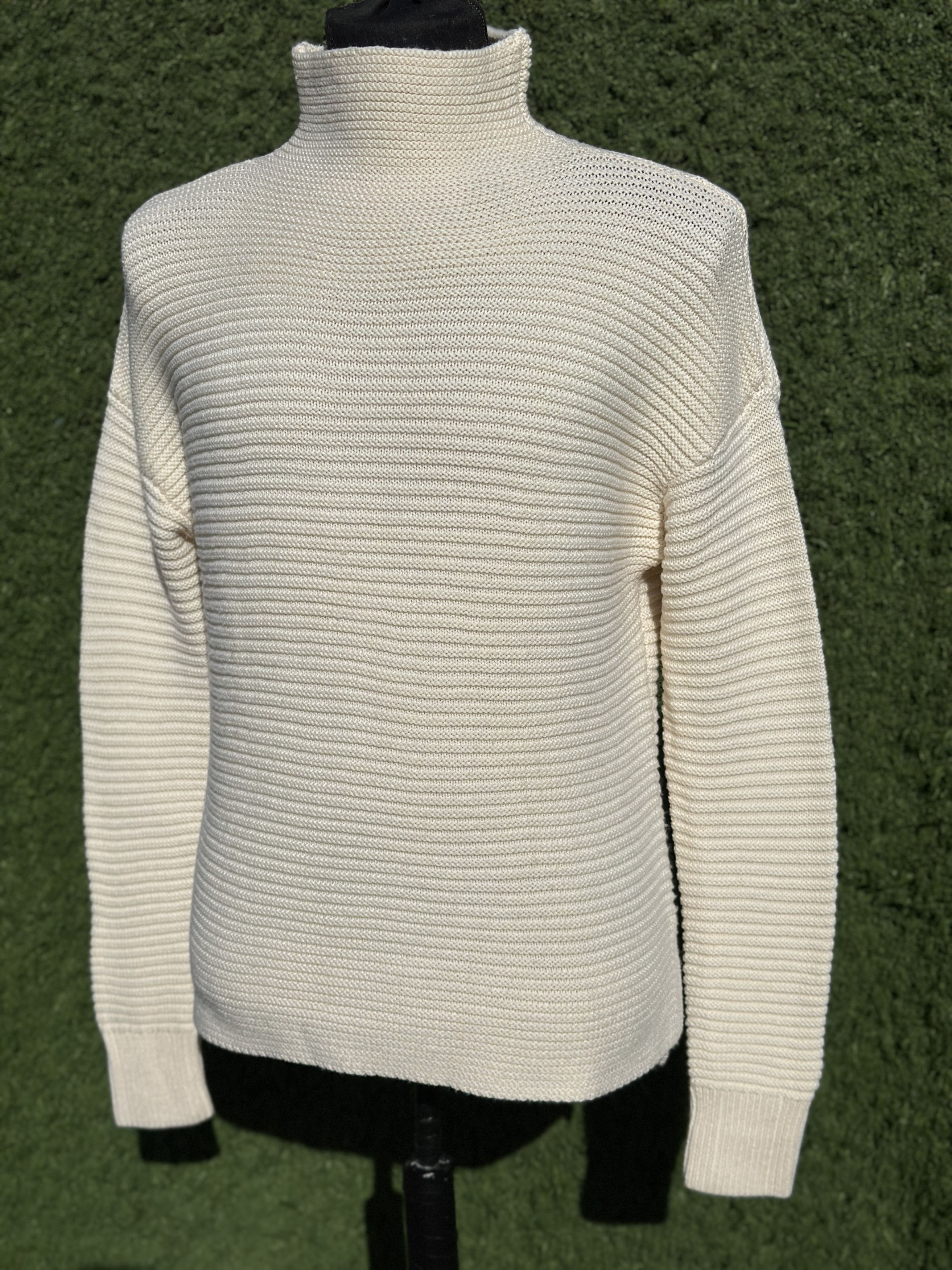 Toteme Toteme Chunky Rib Knit Wool Drop Shoulder Sweater Size XS Size XS / US 0-2 / IT 36-38 - 7 Thumbnail