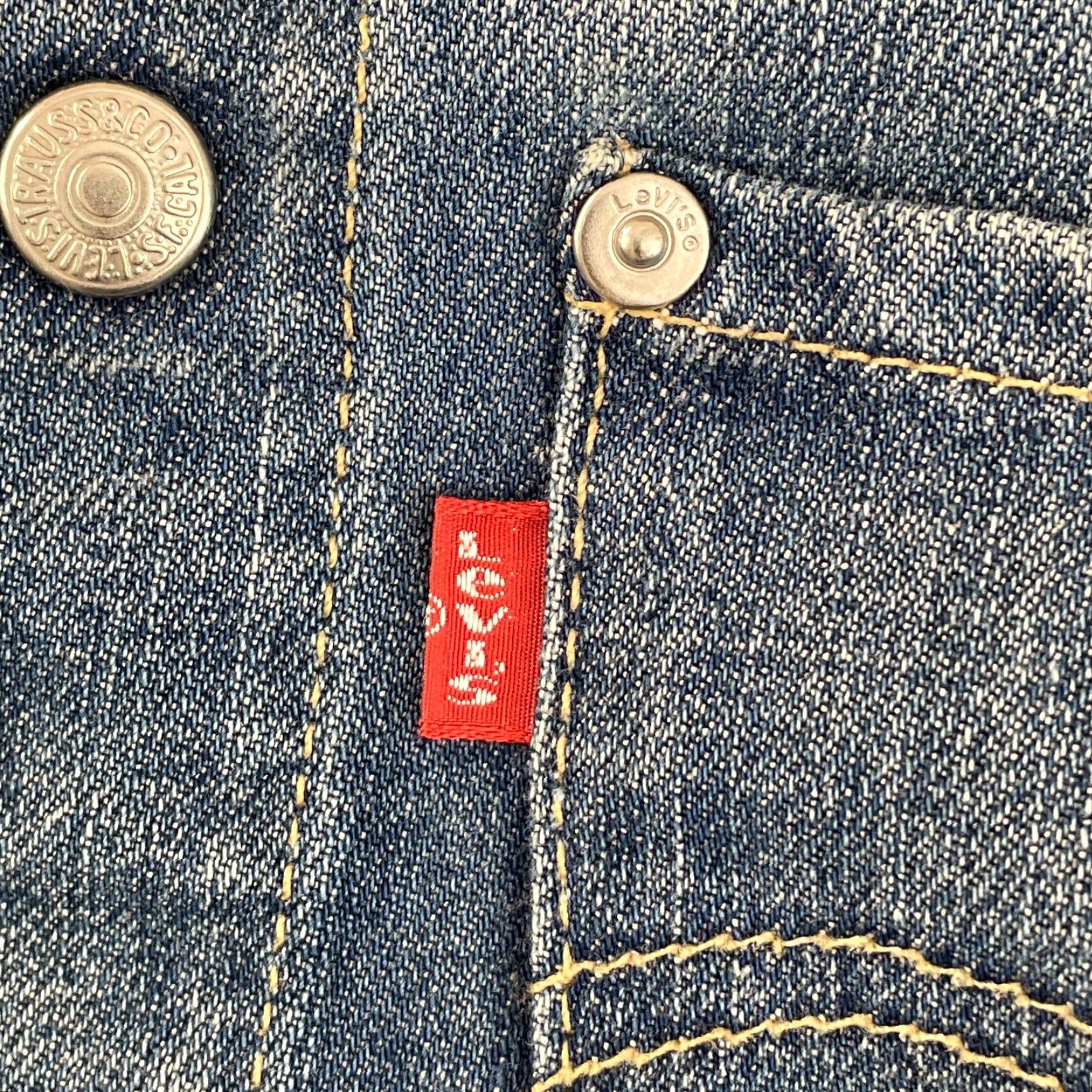 Levi's VINTAGE Levi's Engineered Jacket Men Medium Blue Washed Denim Red Tab 70100-0853 Size US M / EU 48-50 / 2 - 5 Thumbnail