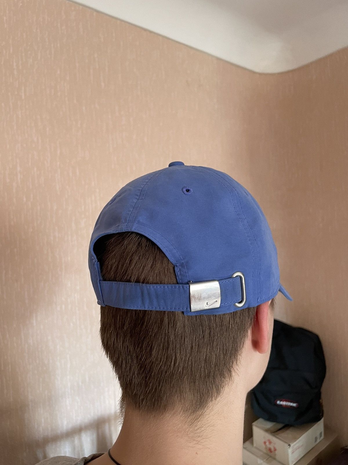 Nike × Vintage Vintage Nike metal swoosh Cap Size ONE SIZE - 3 Thumbnail