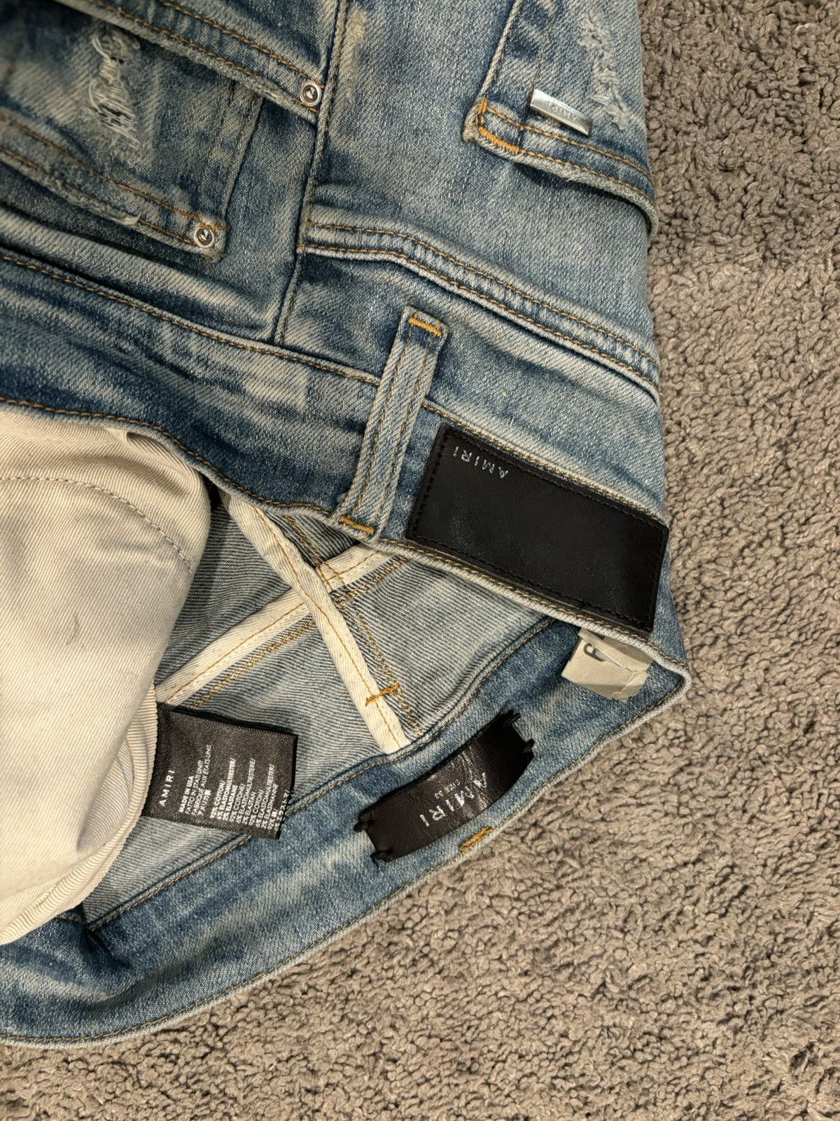 Amiri Amiri Patchwork Jeans Size US 33 - 3 Thumbnail