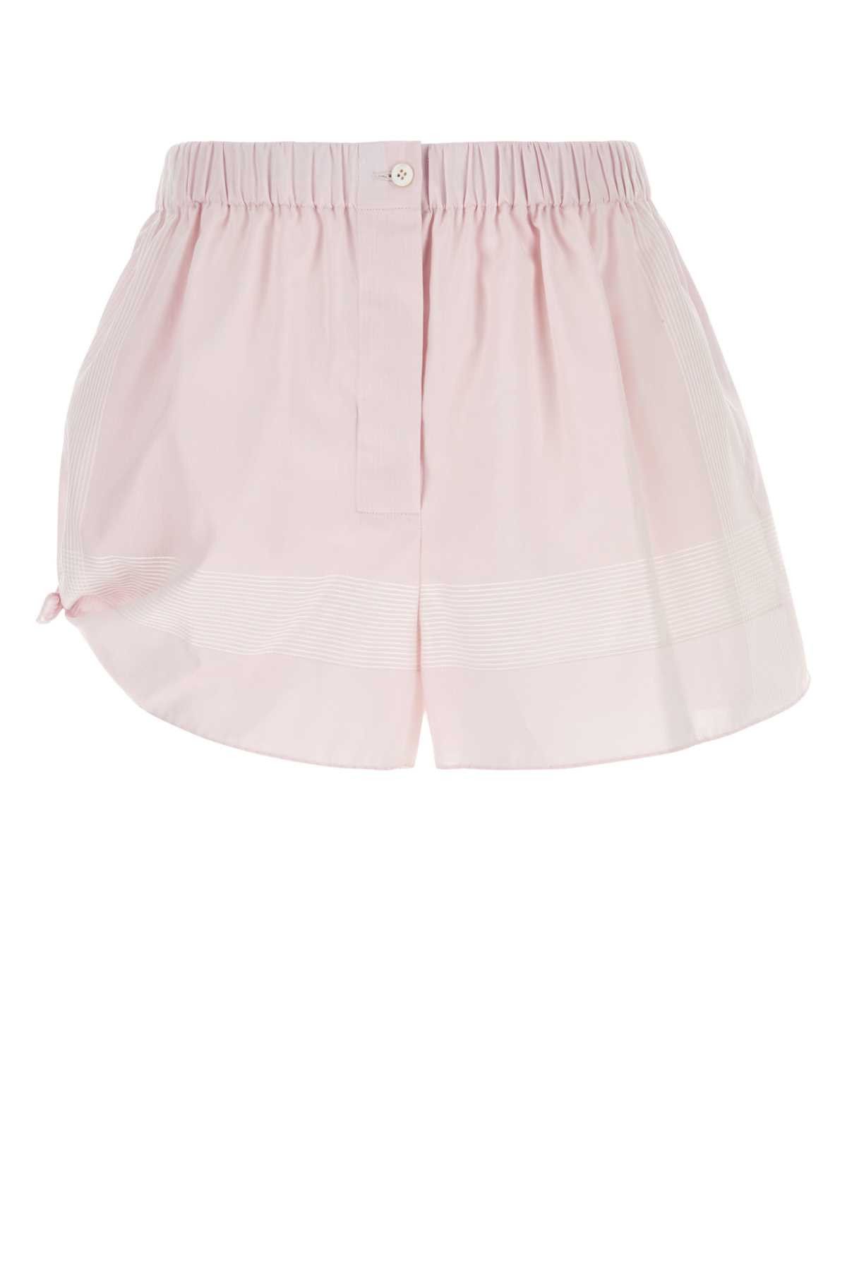 Prada Pastel Pink Cotton Shorts Size 27" / US 4 / IT 40 - 1 Thumbnail