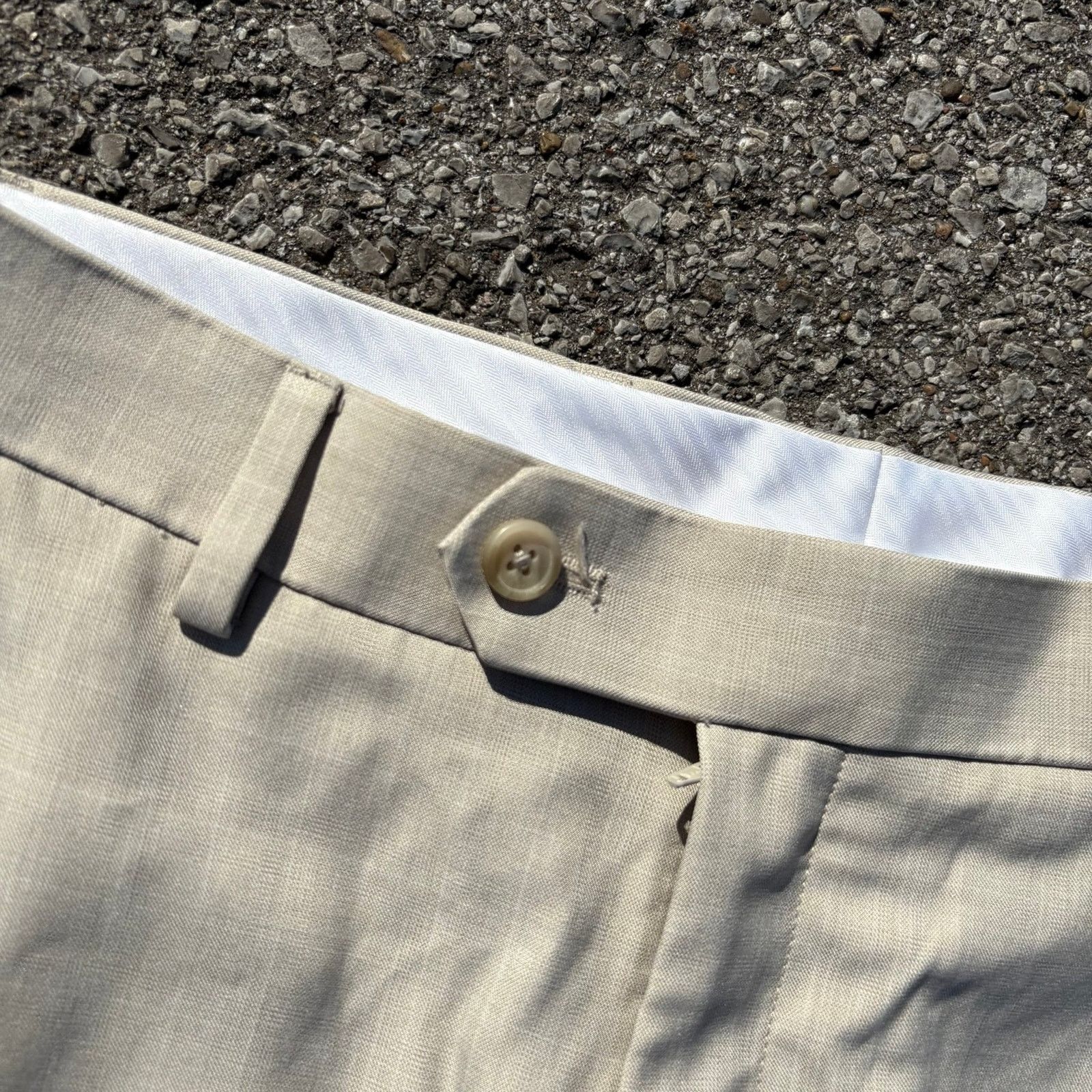 Saddlebred Cream dress pants Size US 32 / EU 48 - 3 Thumbnail