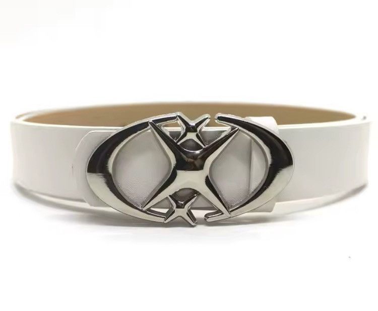 Japanese Brand White Triple Star Belt Size ONE SIZE - 2 Thumbnail