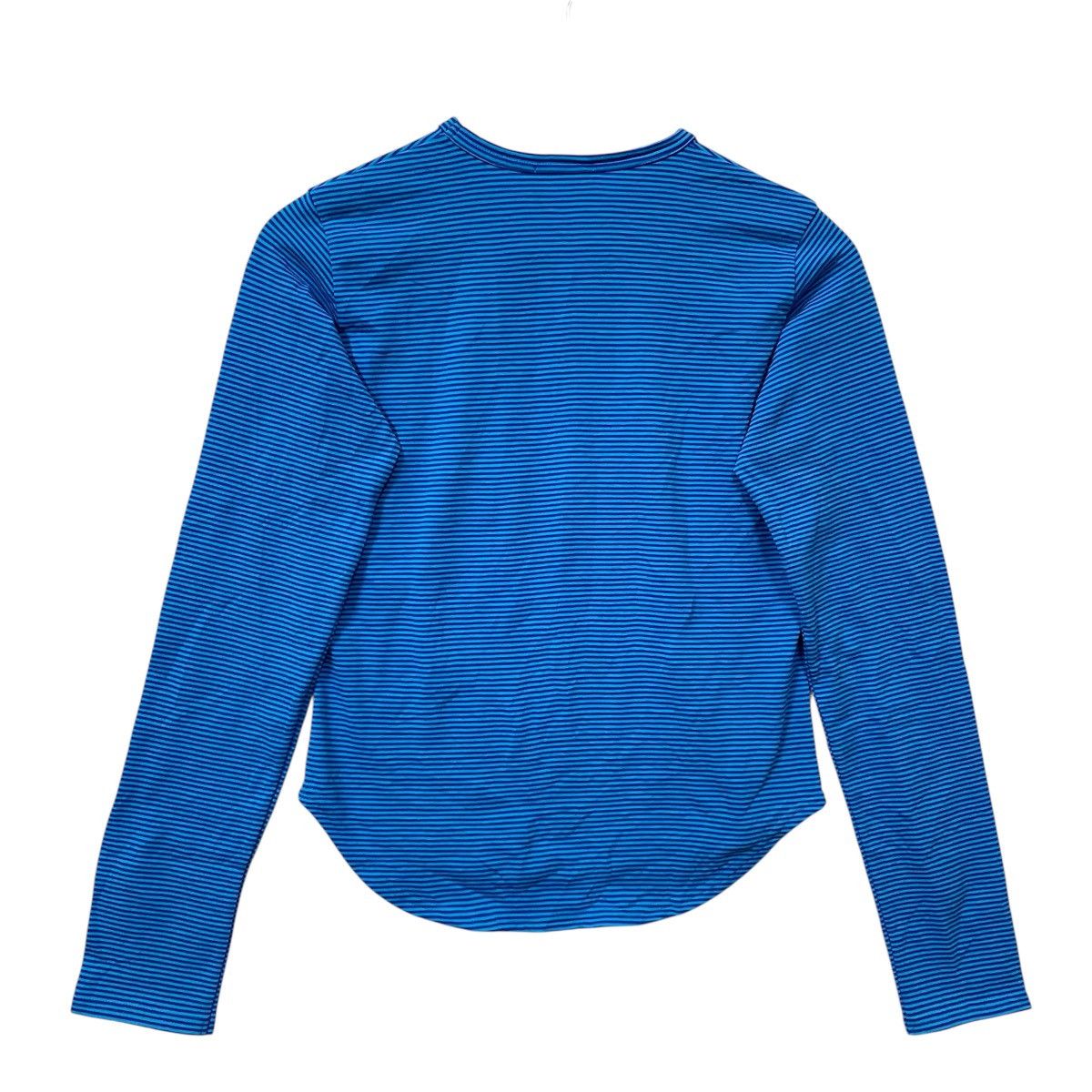 Yohji Yamamoto Y's Yohji Yamamoto Blue Stripe Boxy Longsleeve Size S / US 4 / IT 40 - 2 Thumbnail