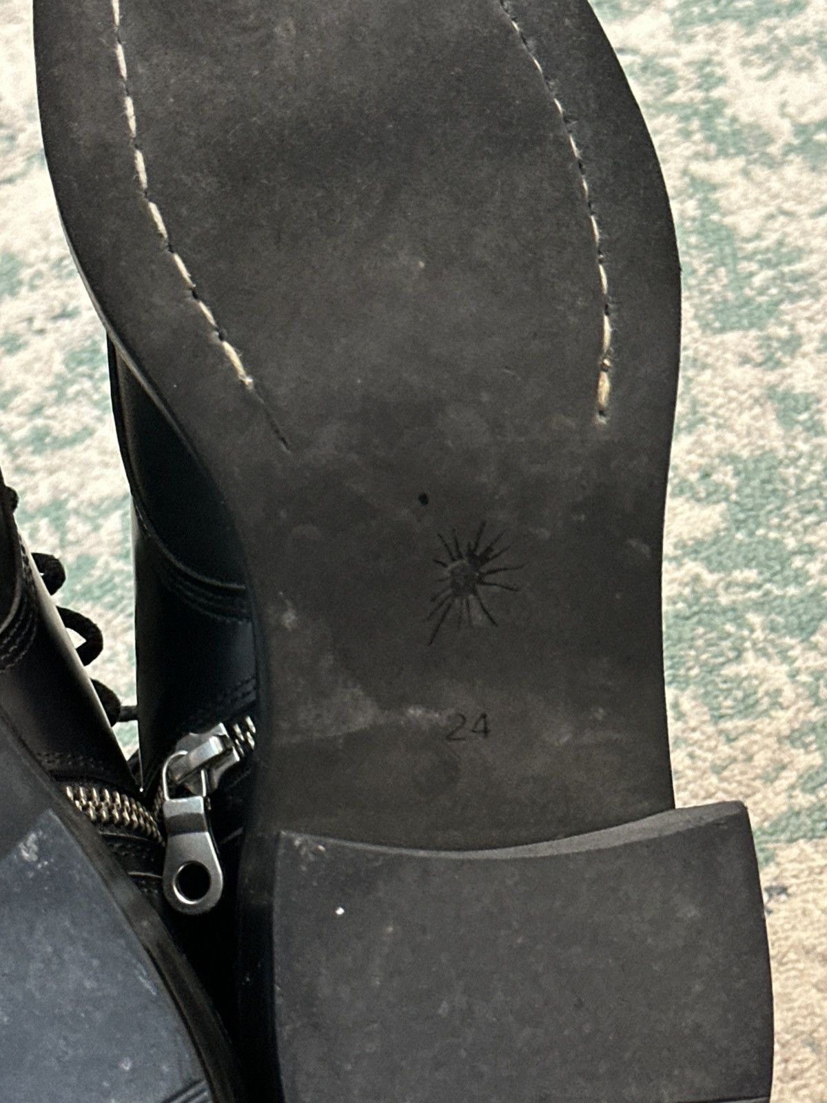 Maison MIHARA YASUHIRO Miharayasuhiro Double Layer Leather Combat Boots Size US 6 / EU 39 - 16 Thumbnail