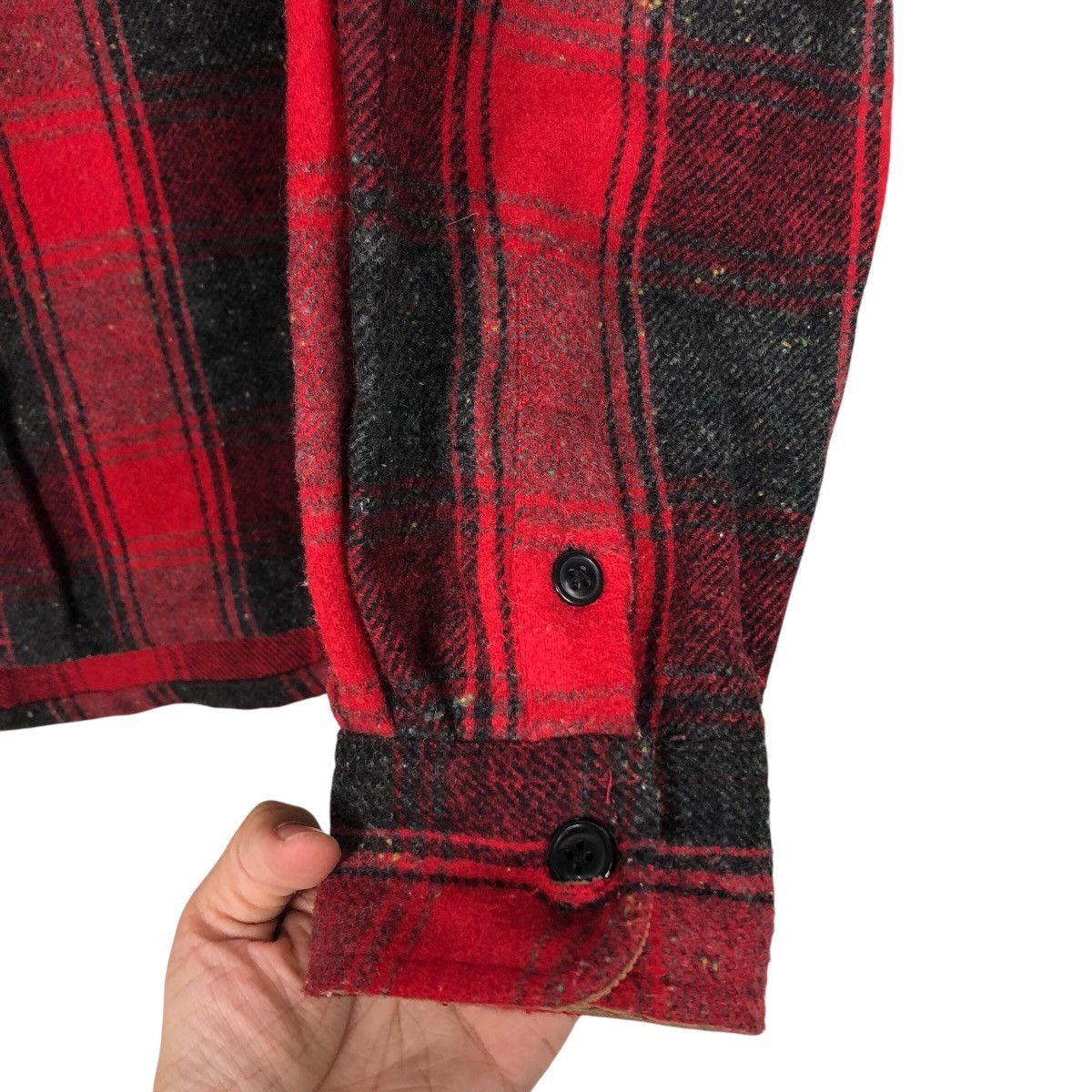 Flannel × Japanese Brand × Vintage 📌Vintage Wool Shirt Jacket Tartan Gembony Issey Miyake Size US L / EU 52-54 / 3 - 16 Thumbnail