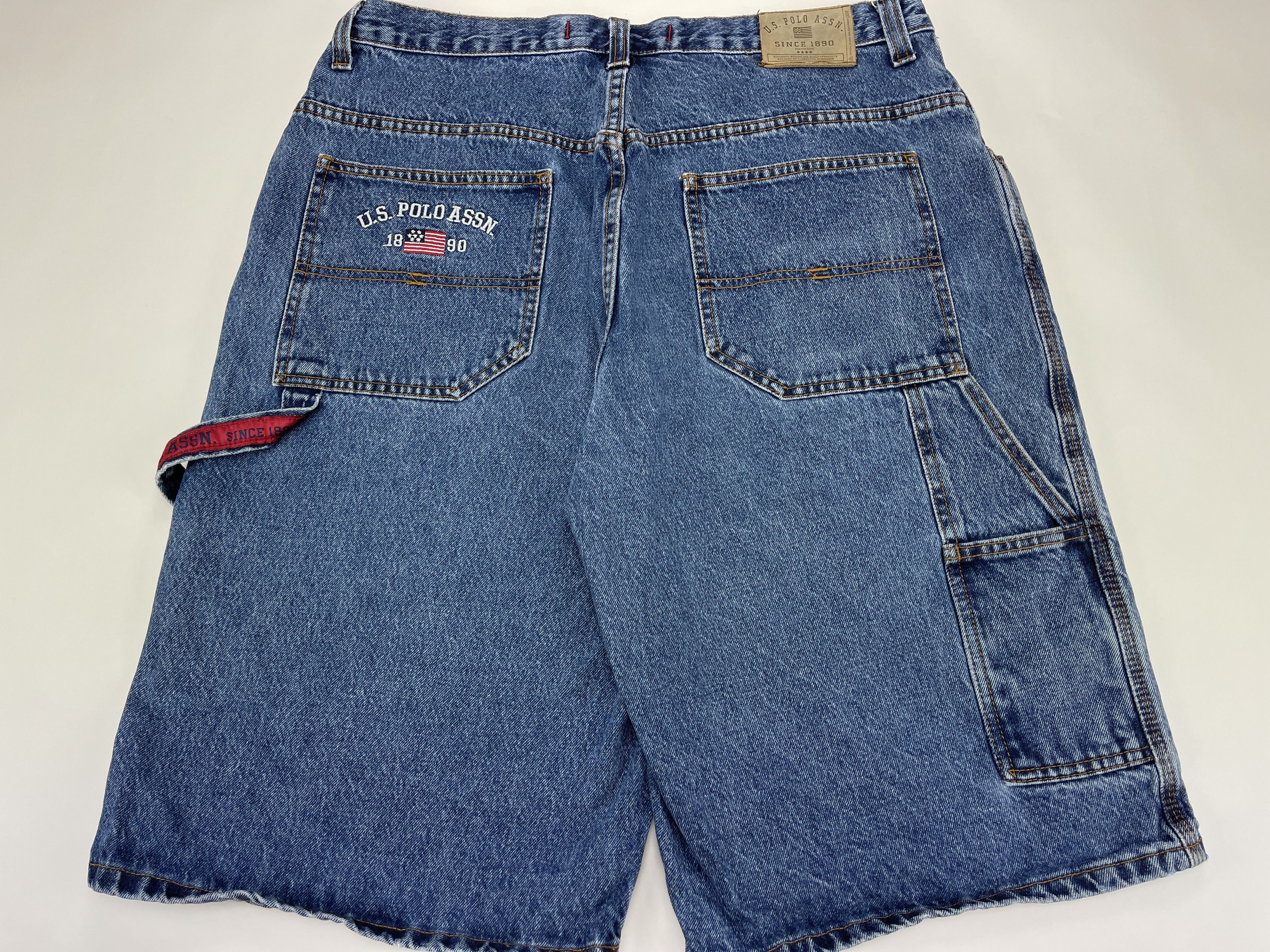 U.S. Polo Assn. U.S. Polo Assn jeans shorts USPA vintage baggy skater 90s 38 Size US 38 / EU 54 - 1 Thumbnail