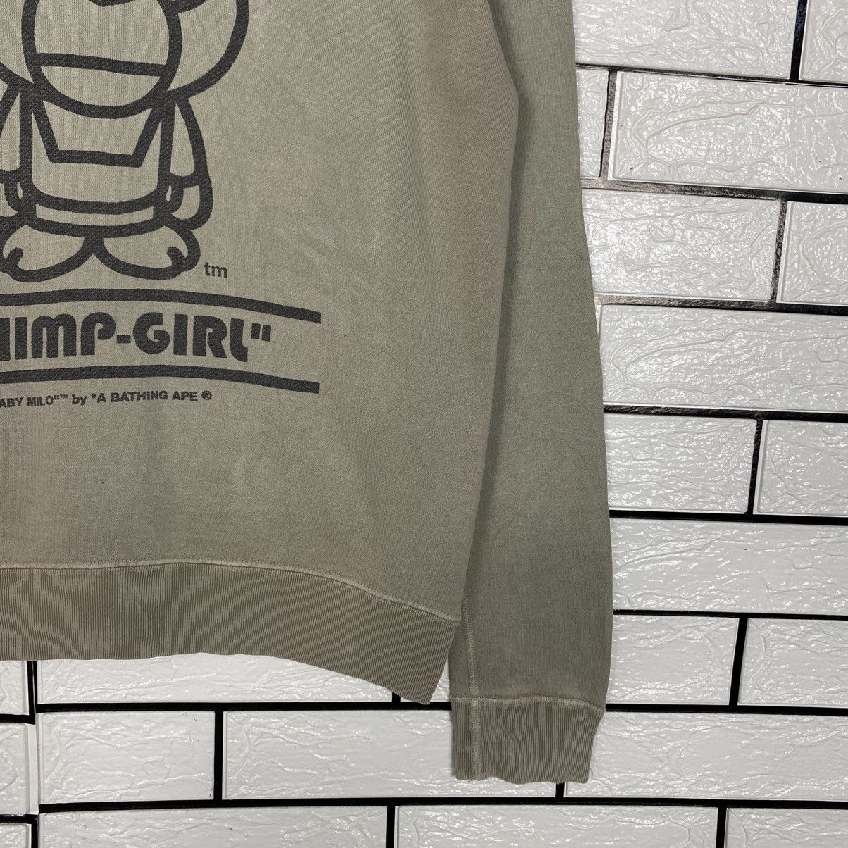 Bape 📌Vintage Cropped Sweatshirt Bathing Ape Big Logo Size M / US 6-8 / IT 42-44 - 6 Thumbnail