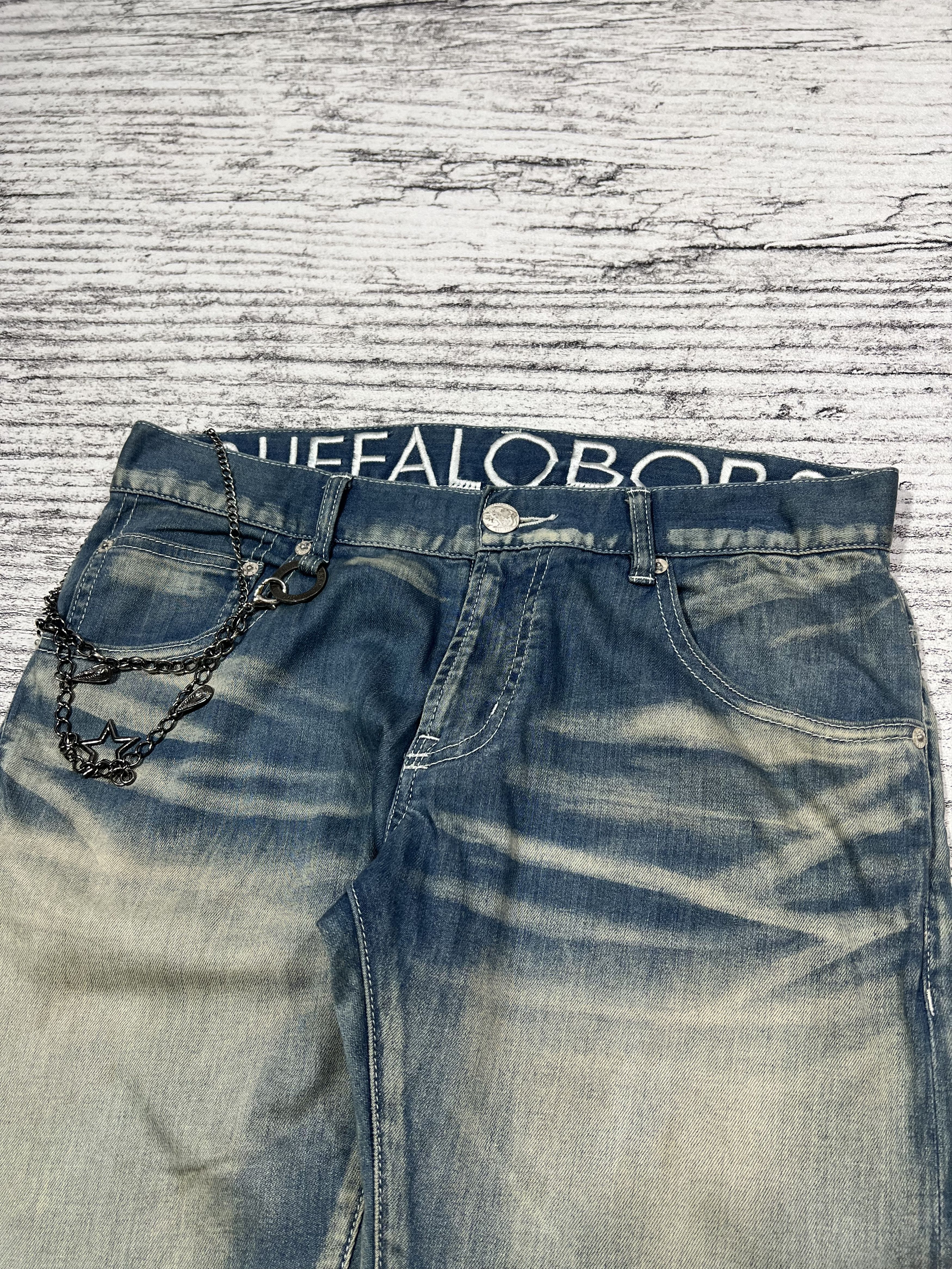 BUFFALO BOBS 2000s Buffalo Bobs Japanese Embroidery Mudwash y2k Lgb Ifsix Size US 33 - 4 Thumbnail