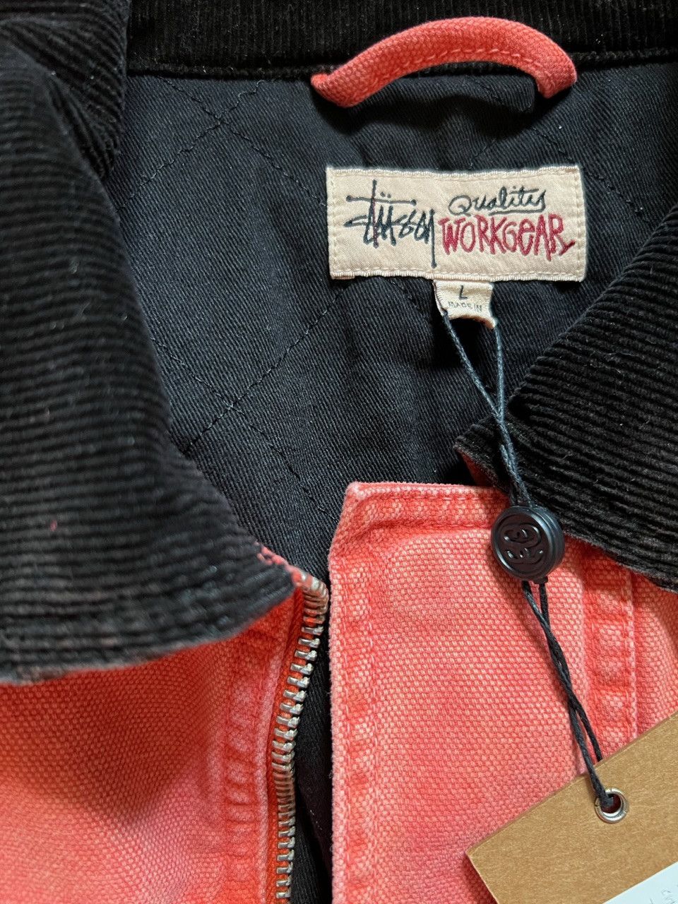 Stussy Stussy Washed Canvas Shop Jacket Orange Size US L / EU 52-54 / 3 - 4 Thumbnail