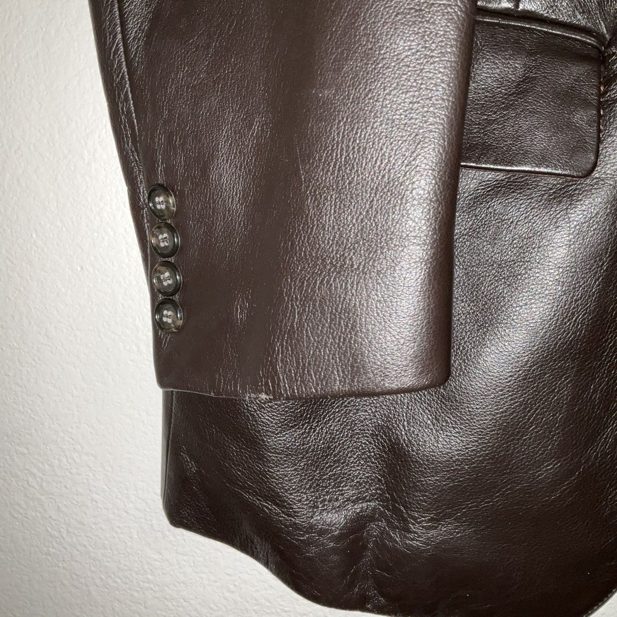 Polo Ralph Lauren Vintage Polo Ralph Lauren Lamb Leather Blazer Size US L / EU 52-54 / 3 - 2 Thumbnail