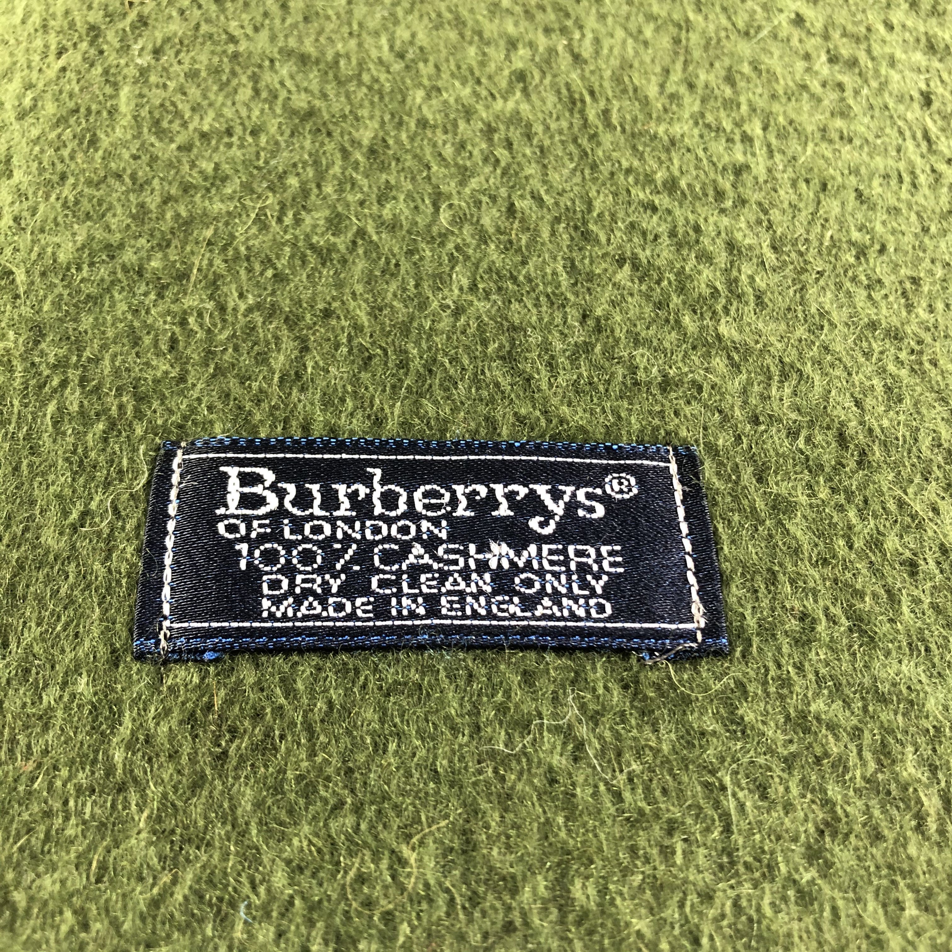Burberry Burberrys Cashmere Scarf Muffler Neckwear V2339 Size ONE SIZE - 6 Thumbnail