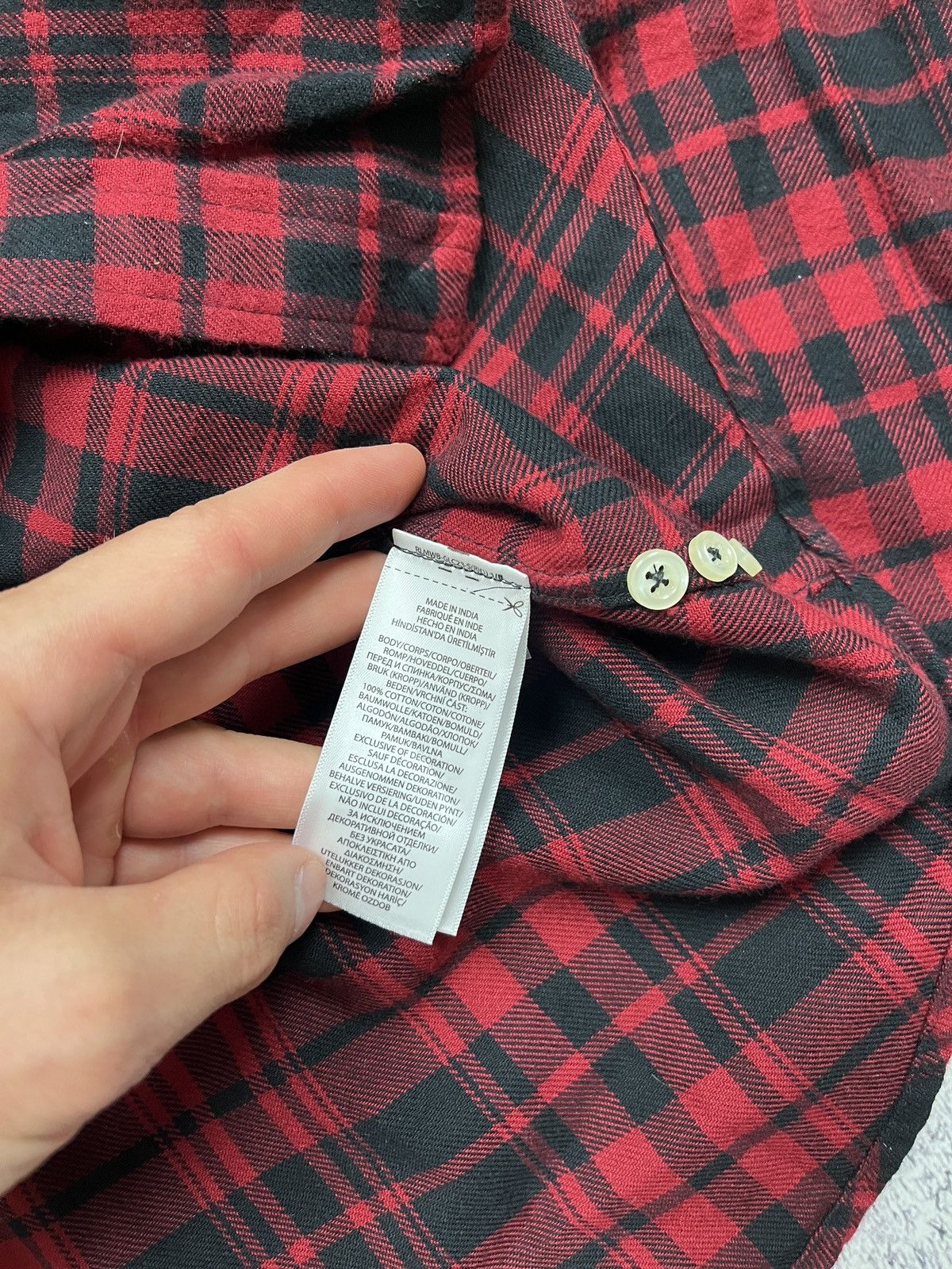 Polo Ralph Lauren Polo Ralph Lauren Plaid Shirt Button Up Flannel Jacket Size US S / EU 44-46 / 1 - 8 Thumbnail