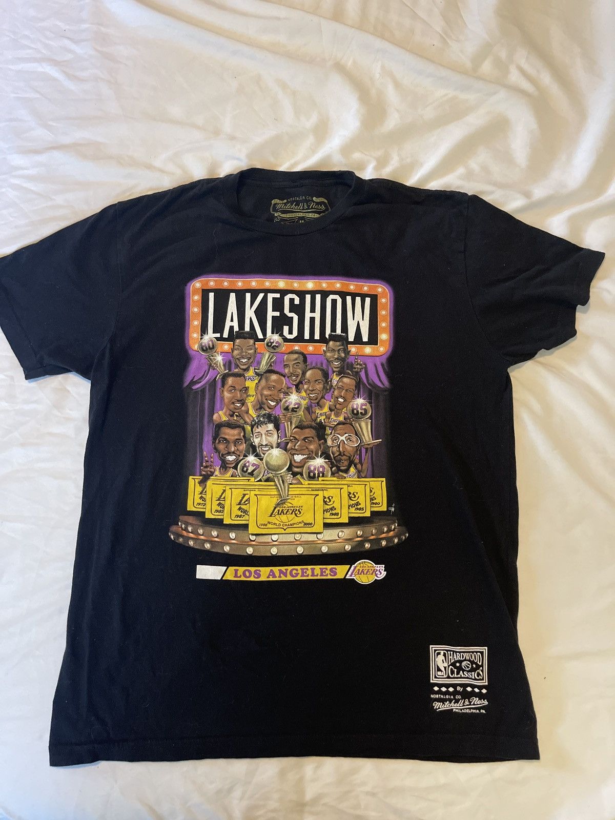 Mitchell & Ness × NBA Mitchell and Ness lakeshow tee Size US M / EU 48-50 / 2 - 3 Thumbnail