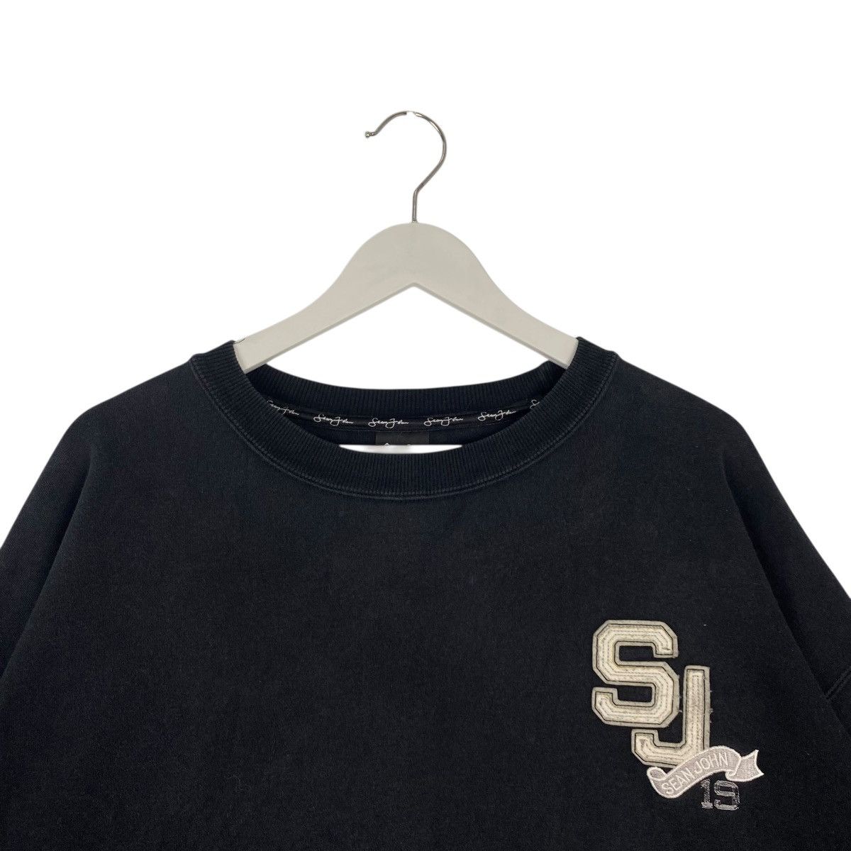 Other Vintage Sean John Sweatshirt Crewneck Black Oversize Hip Size US XL / EU 56 / 4 - 4 Thumbnail