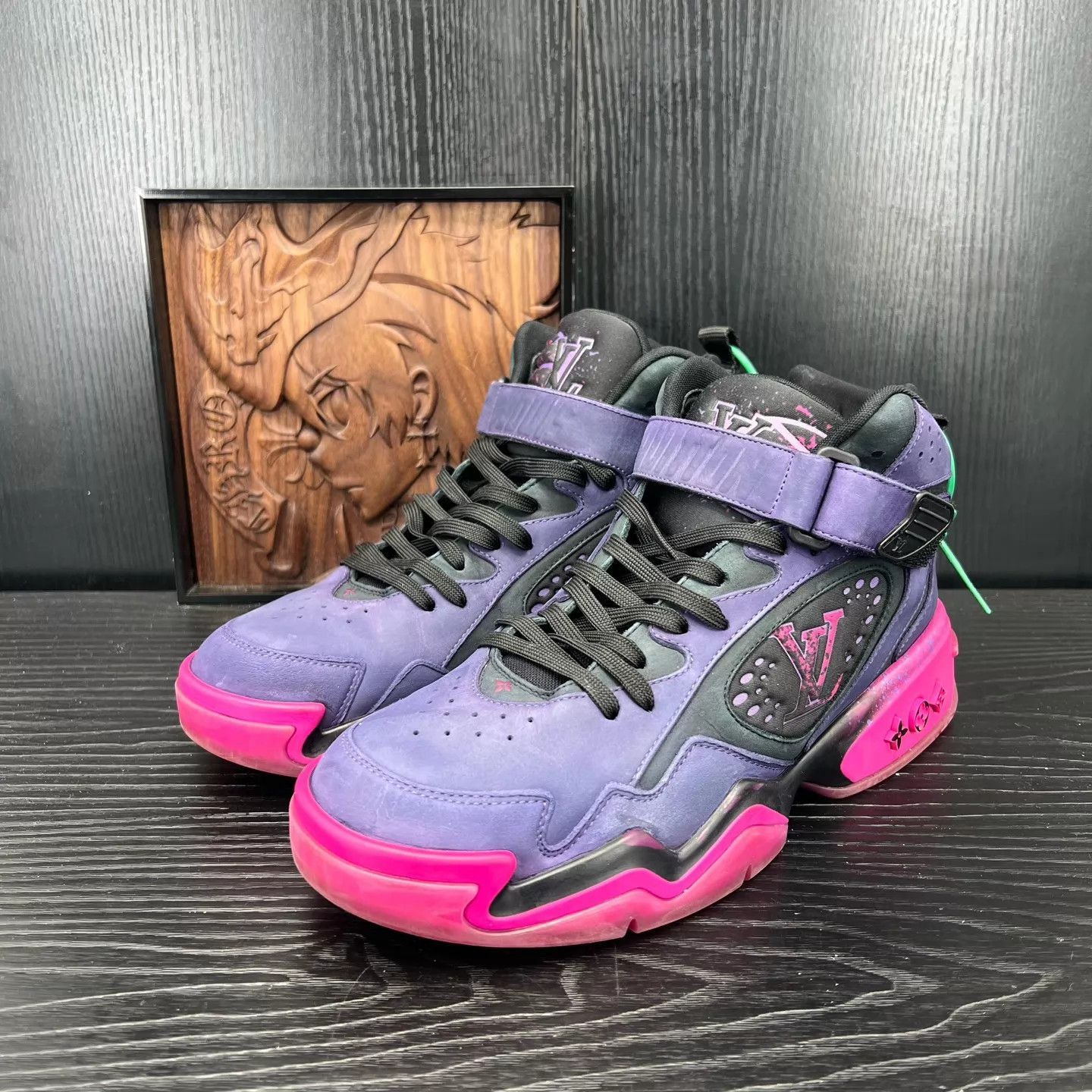 Louis Vuitton Purple High-Top Sneakers Size 8.5 Size US 8.5 / EU 41-42 - 1 Thumbnail