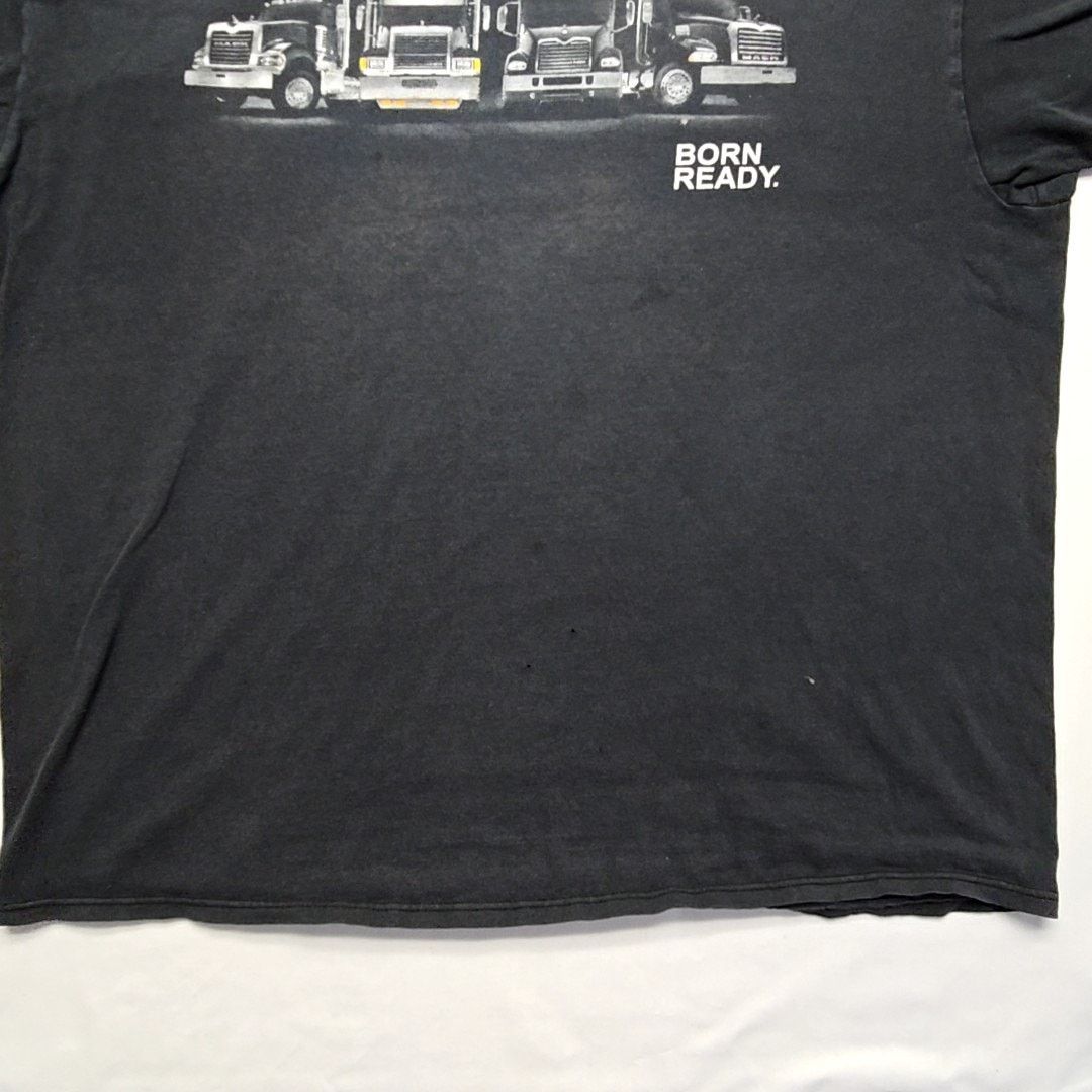 Other Mack Trucks Born Ready Shirt Semi Truck Black Faded 2XL Tee Size US XXL / EU 58 / 5 - 7 Thumbnail