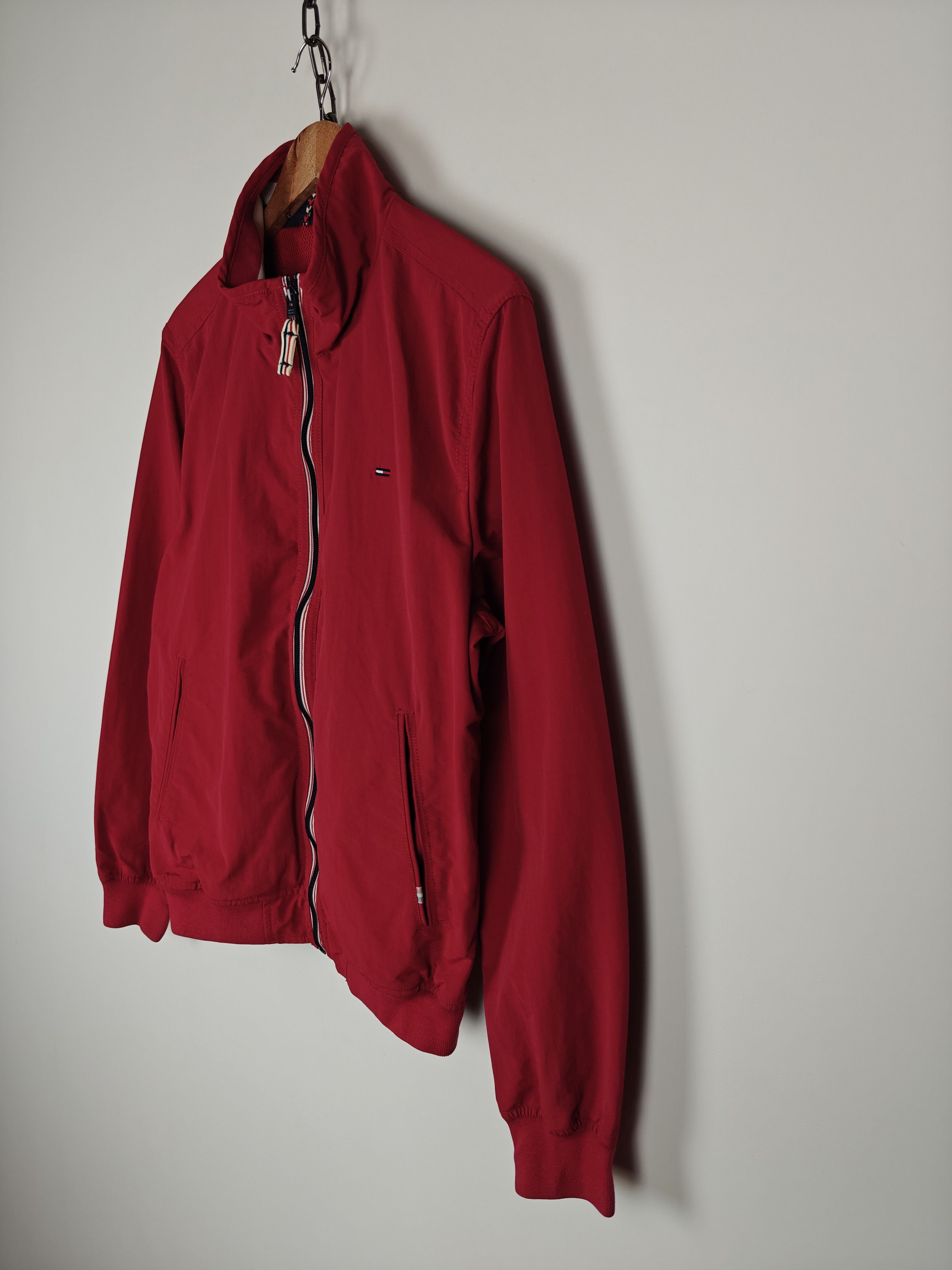 Tommy Hilfiger Tommy Hilfiger Denim Zip Jacket Red American Original L Size US L / EU 52-54 / 3 - 7 Thumbnail