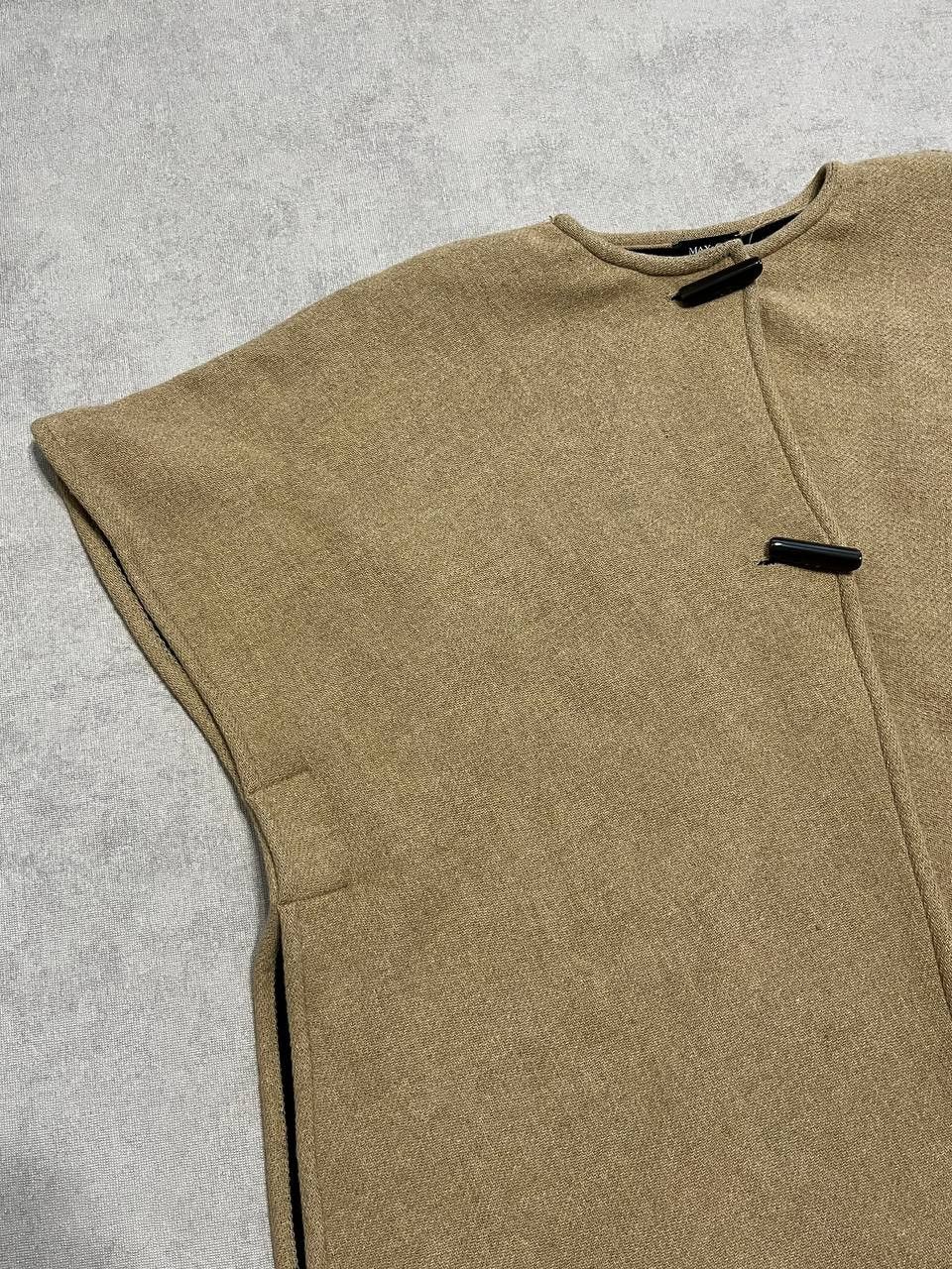 MAX&Co. Rare Max&Co. Wool Coat Poncho Women`s Beige Max Mara Size M / US 6-8 / IT 42-44 - 2 Thumbnail