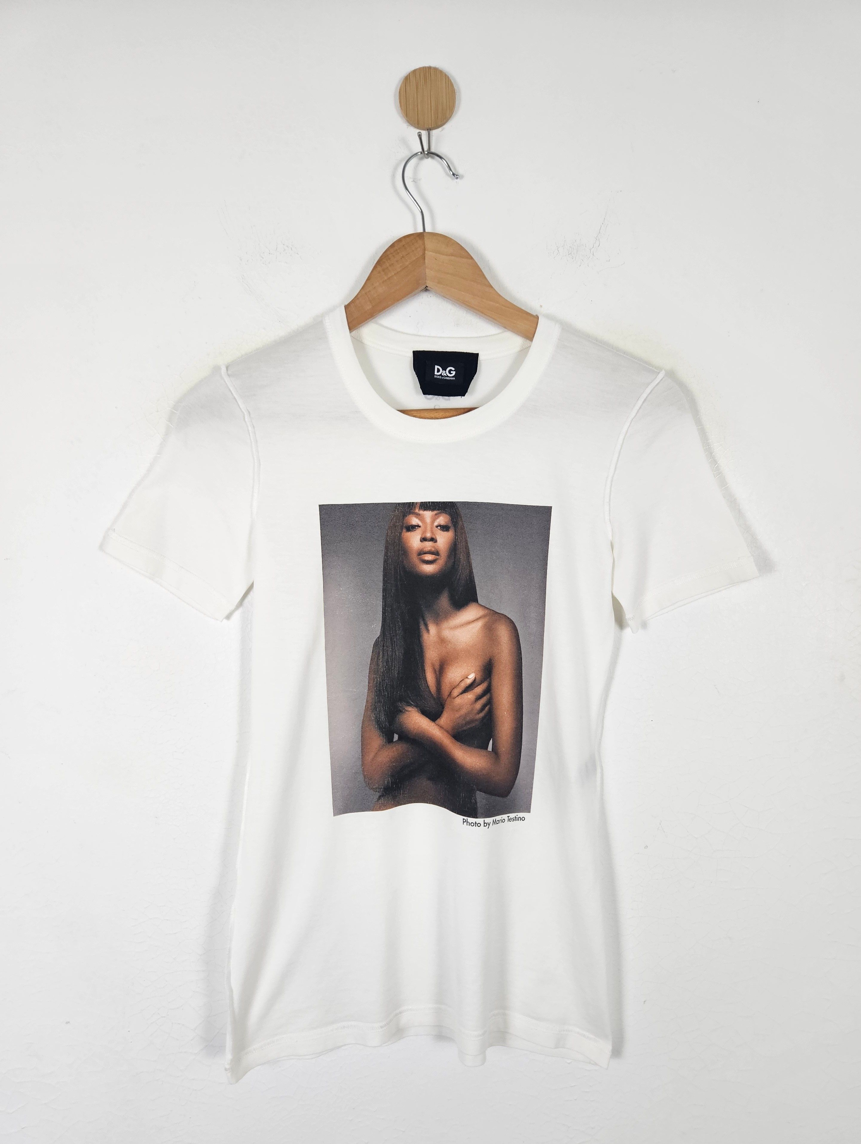 Dolce & Gabbana Dolce Gabbana Naomi Campbell Shirt 25th Anniversary Size S / US 4 / IT 40 - 1 Thumbnail