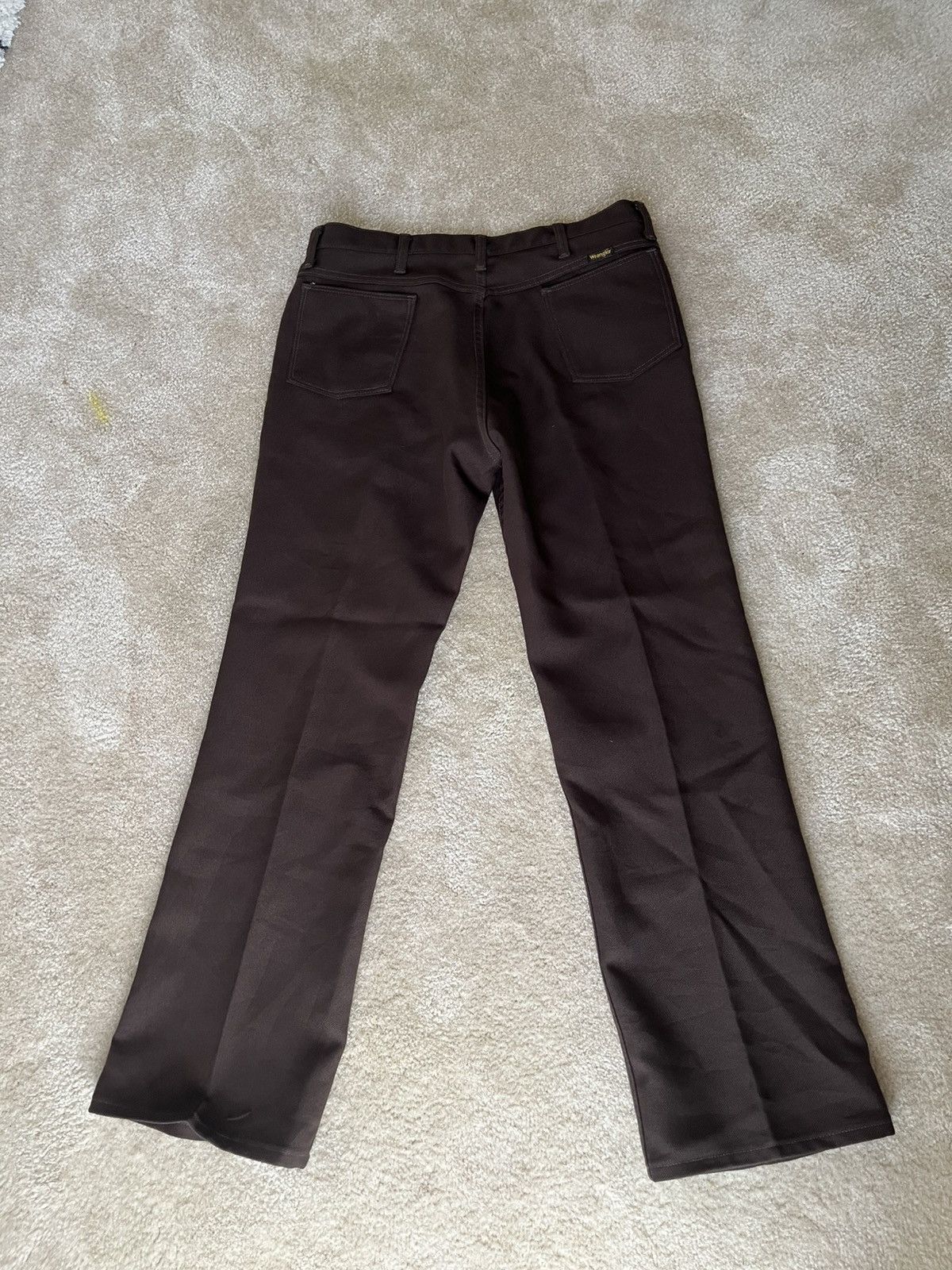 Vintage × Wrangler Vintage 80s Wrangler Polyester Pants Size US 38 / EU 54 - 4 Thumbnail