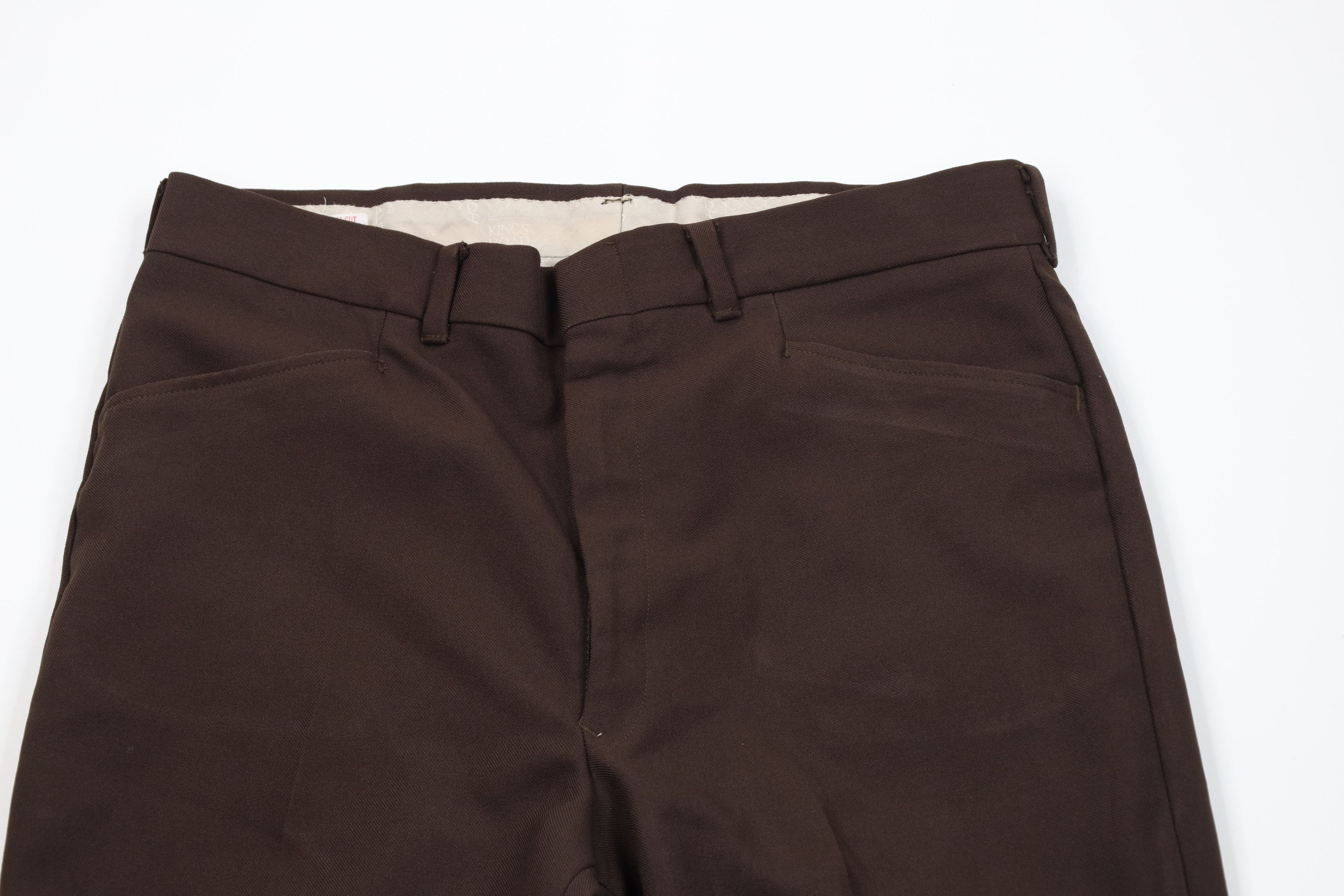 Vintage Vintage 70s Streetwear Bell Bottoms Chino Pants Brown USA Size US 36 / EU 52 - 2 Thumbnail