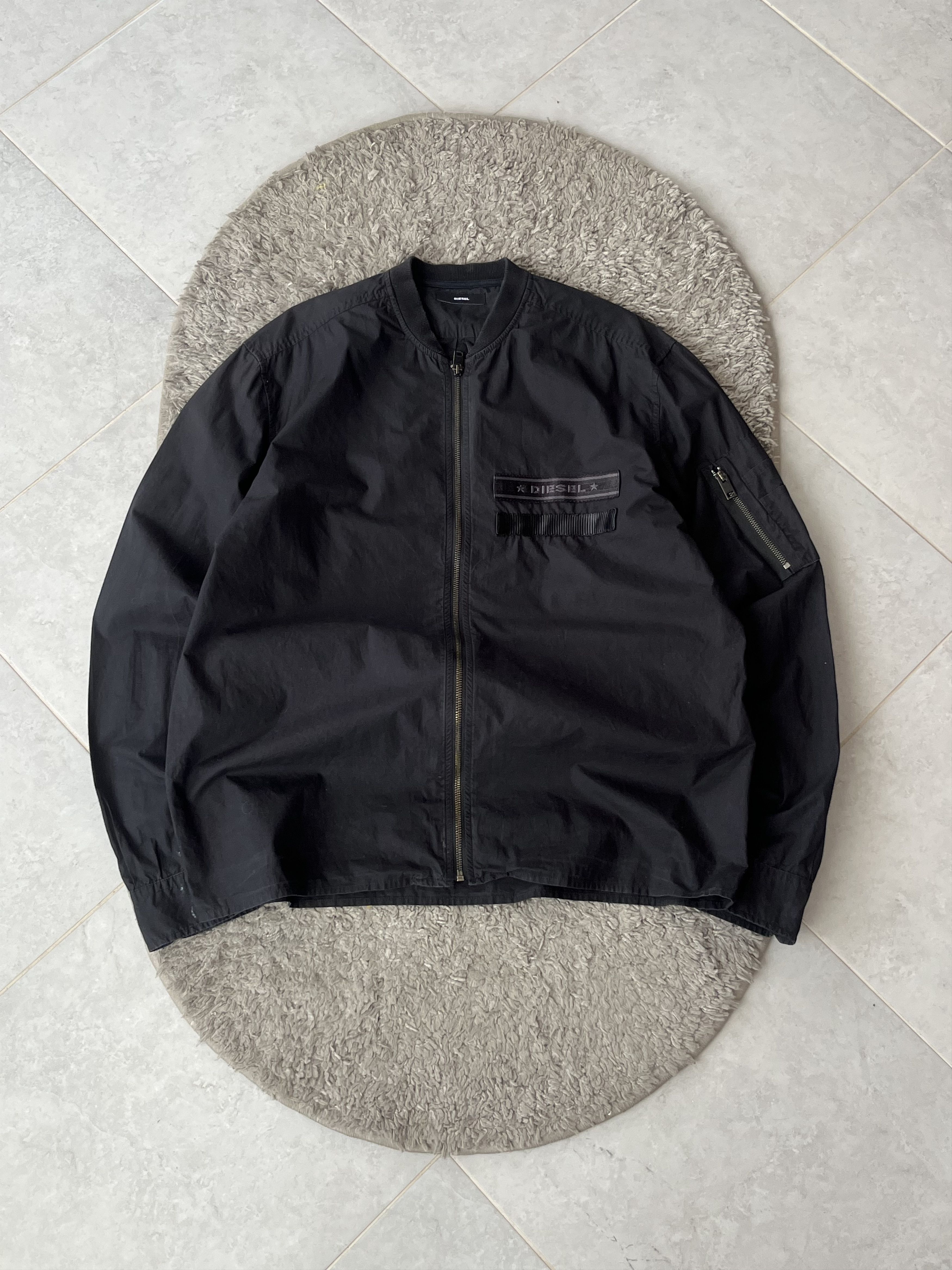 Diesel DIESEL Modern Nylon Style Jacket Black Color size XL Size US XL / EU 56 / 4 - 1 Thumbnail
